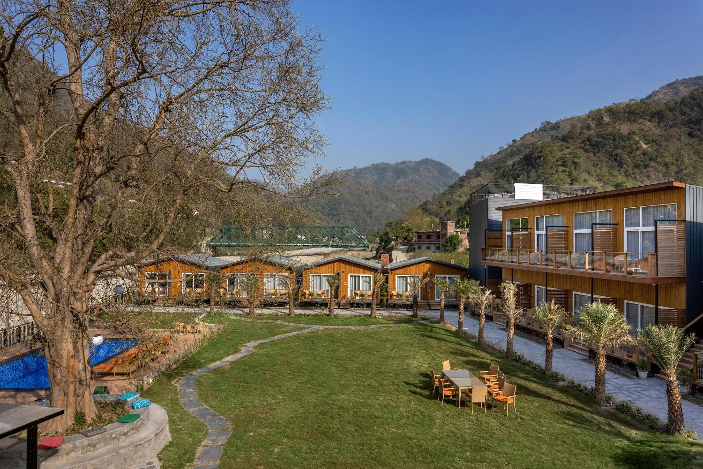Property building in juSTa Rasa Retreat & Spa Rishikesh