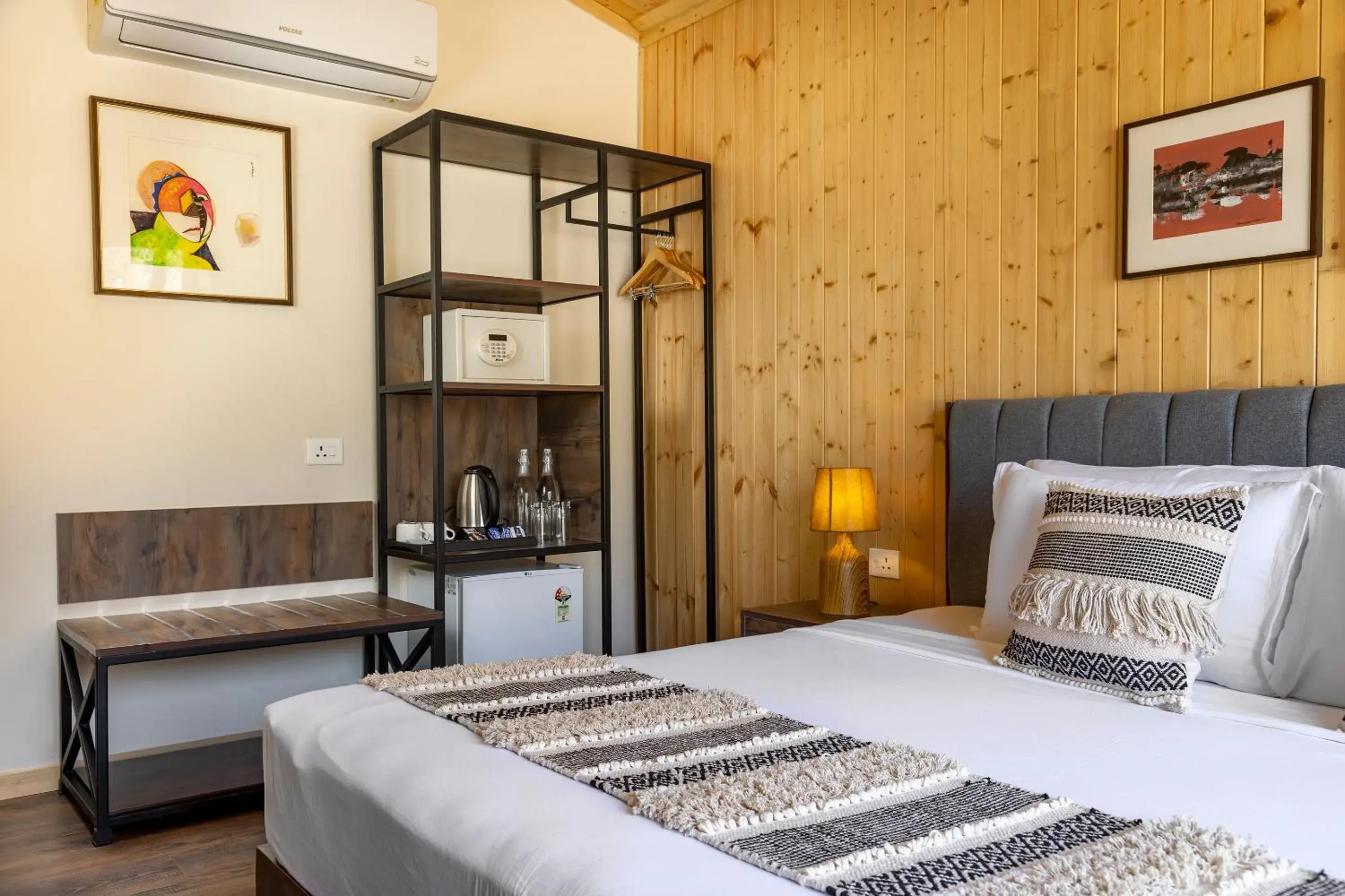 Bedroom, Bed in juSTa Rasa Retreat & Spa Rishikesh Bedroom, Bed in juSTa Rasa Retreat & Spa Rishikesh