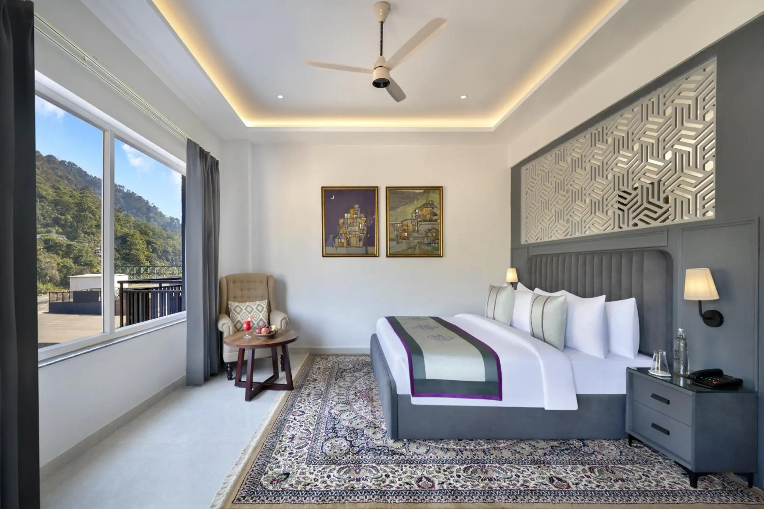 Junior Suite with Mountain View - single occupancy in juSTa Rasa Retreat & Spa Rishikesh Junior Suite with Mountain View - single occupancy in juSTa Rasa Retreat & Spa Rishikesh