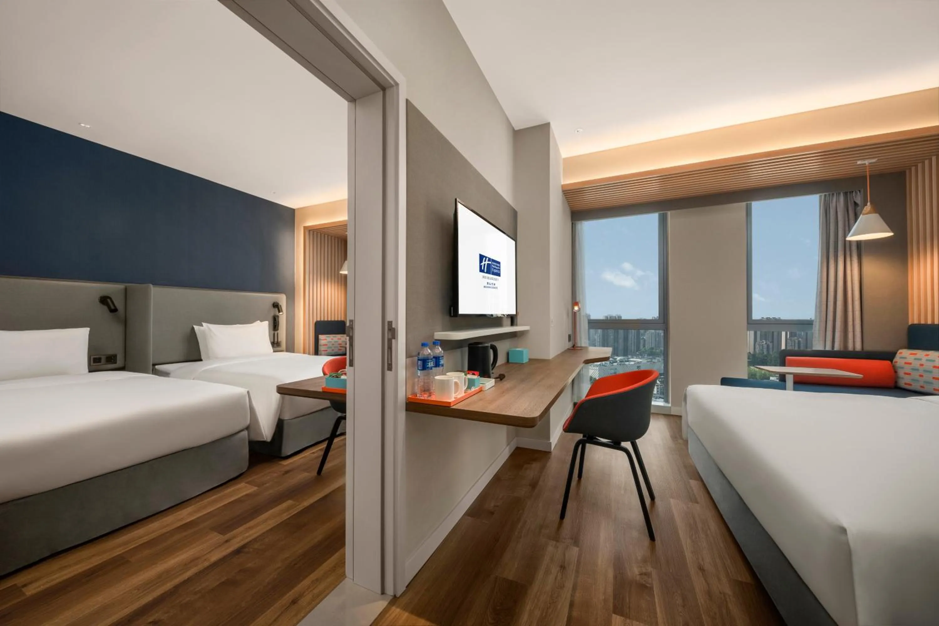 Other, Bed in Holiday Inn Express Meishan Dongpo by IHG
