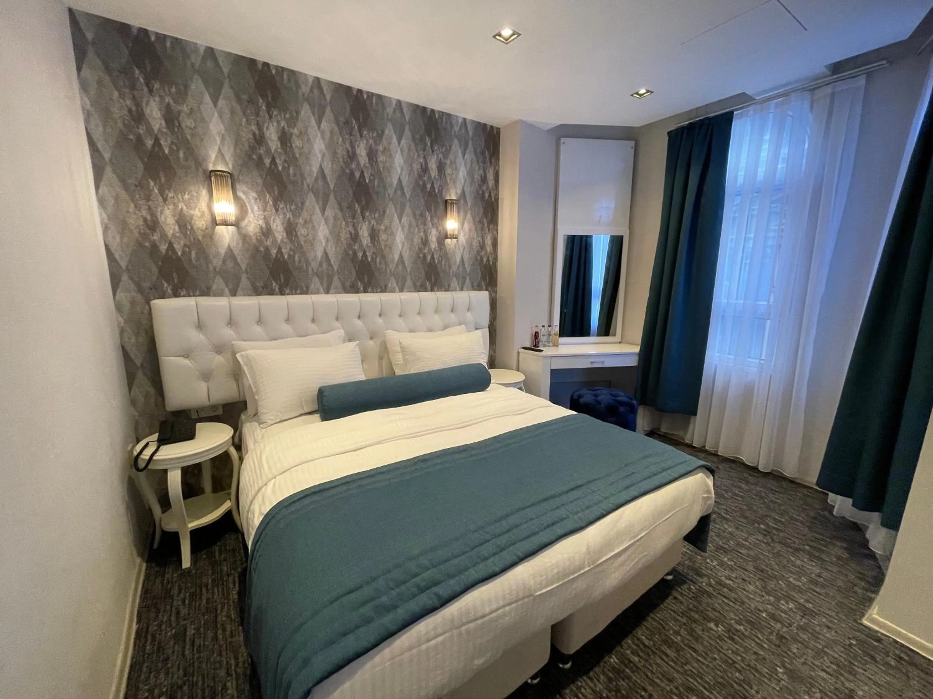 Bed in Weingart Seaside Hotel