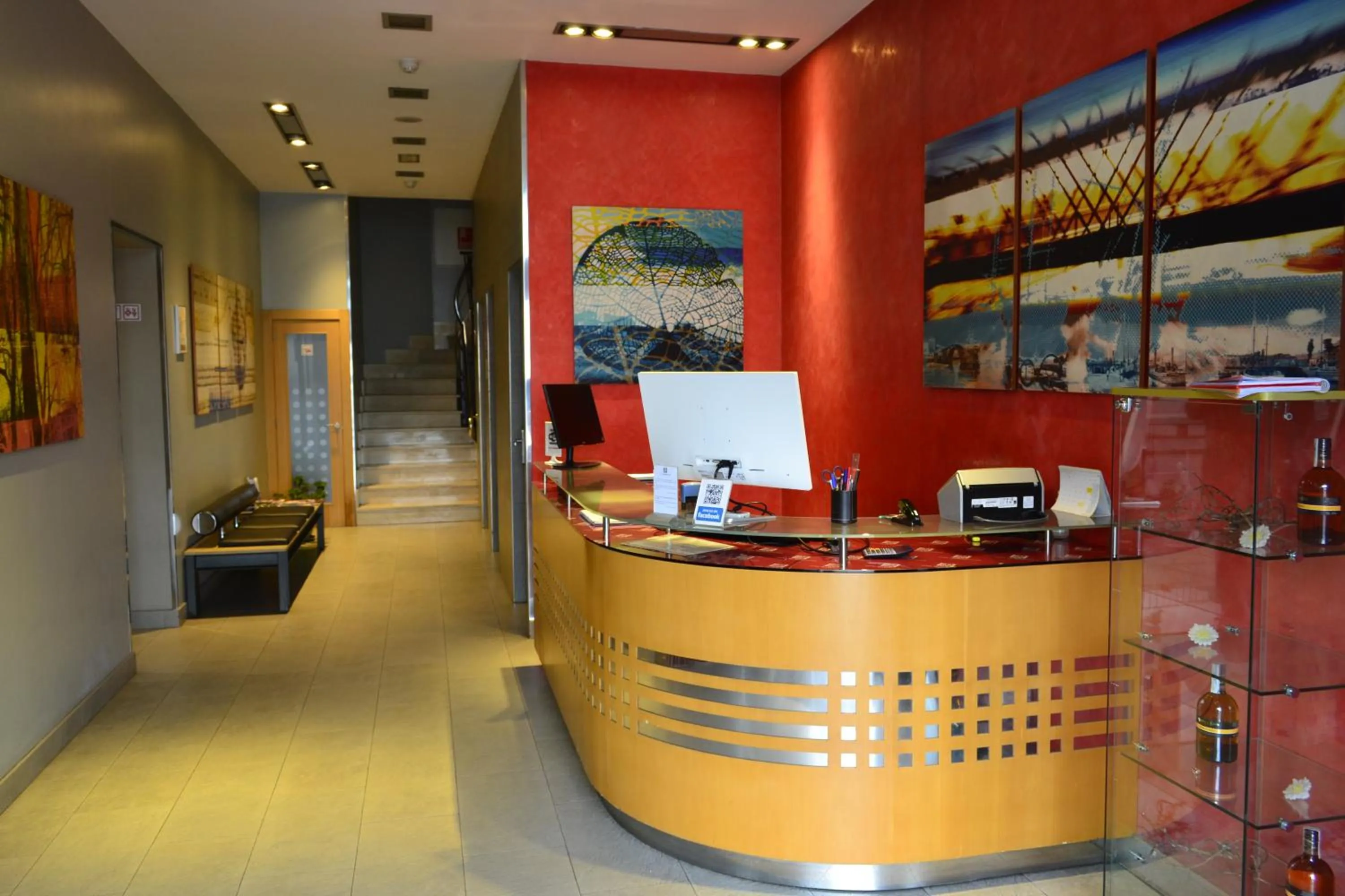 Lobby or reception in Hotel Alda Palacio Valdés