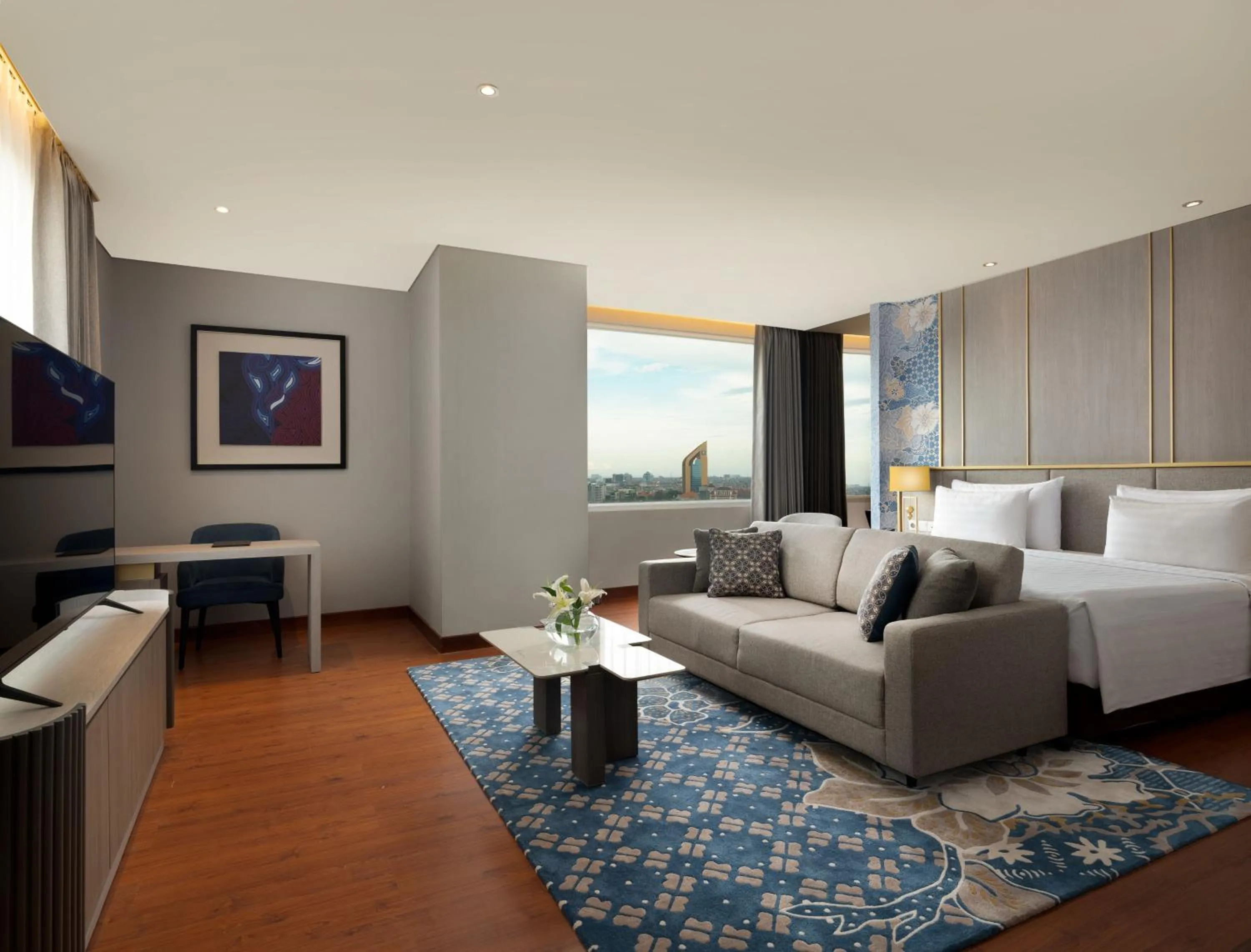 Bedroom, Bed in Hotel Santika Premiere Gubeng Surabaya