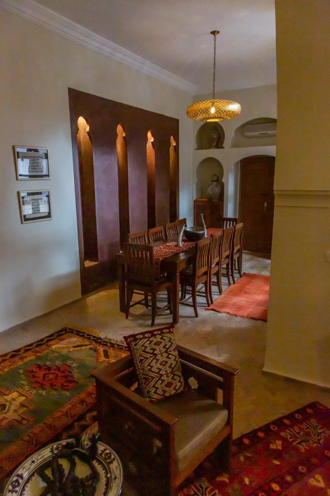 Dining area in Riad Dar Talah