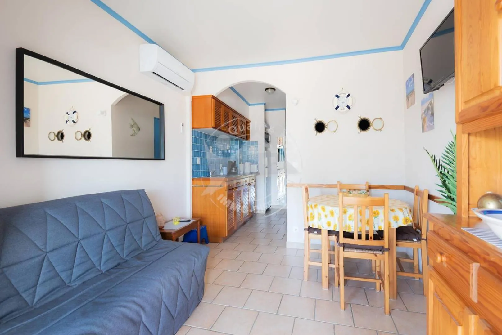 AS21387 - Studio grande cabine avec parking privé à 200m de la plage