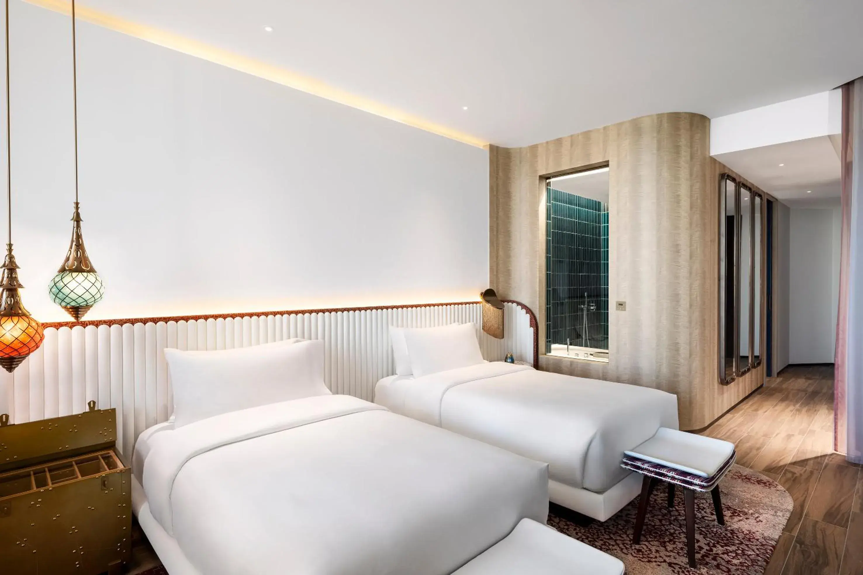 Marvelous Corner King - Panoramic Sea View with Balcony in W Dubai - Mina Seyahi Marvelous Corner King - Panoramic Sea View with Balcony in W Dubai - Mina Seyahi