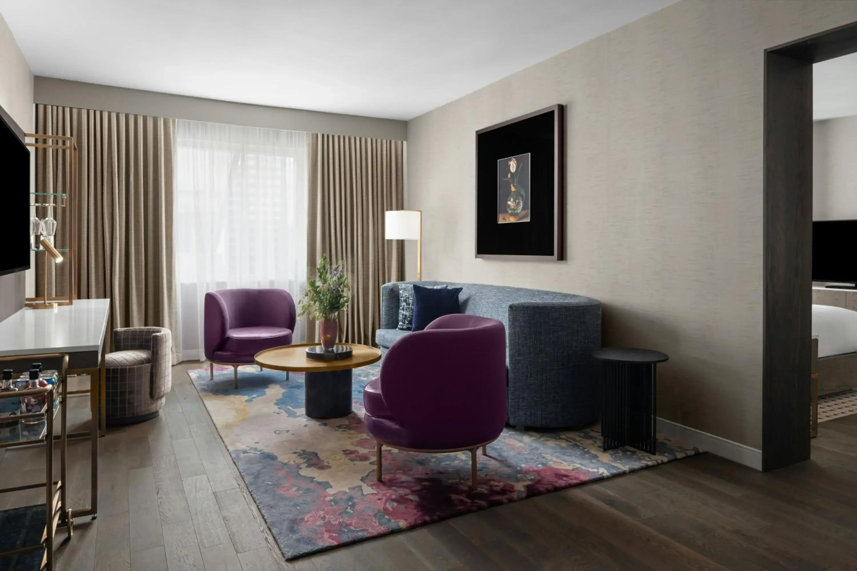 Living room in The Dorian, Autograph Collection Living room in The Dorian, Autograph Collection