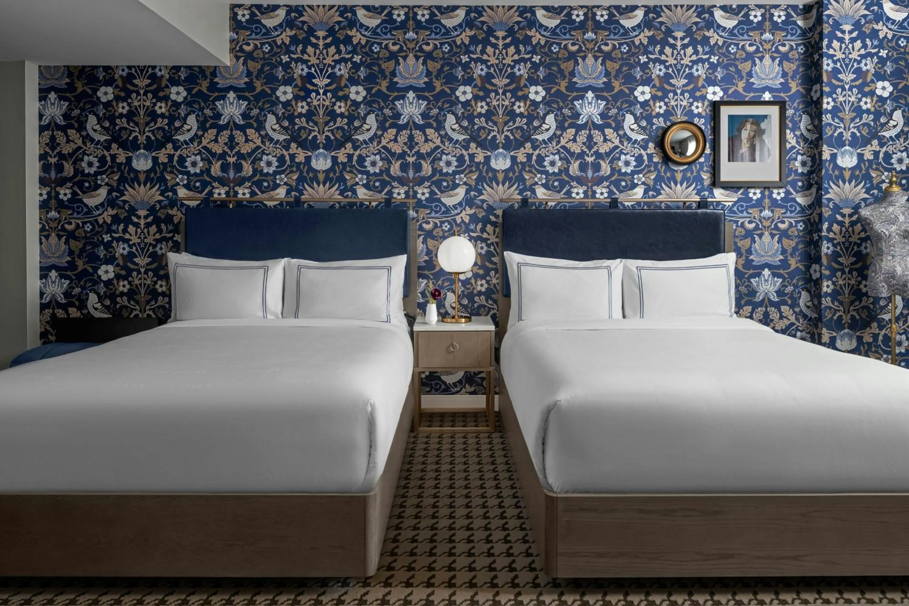 Photo of the whole room, Bed in The Dorian, Autograph Collection