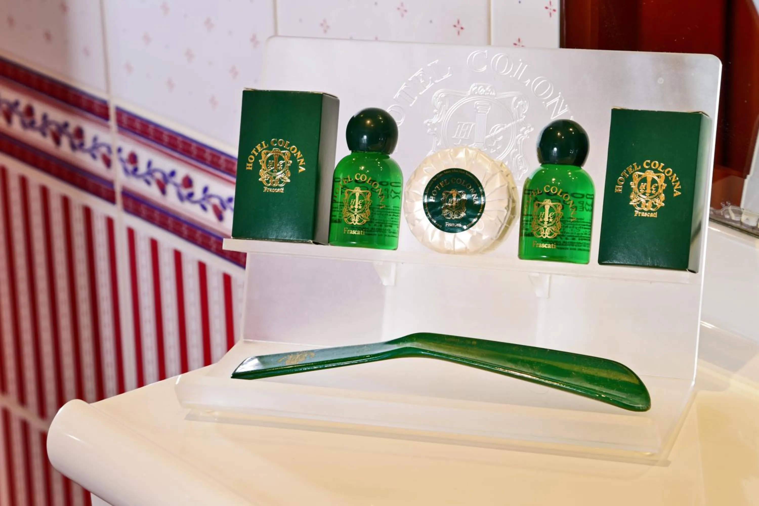 Decorative detail in Colonna Hotel