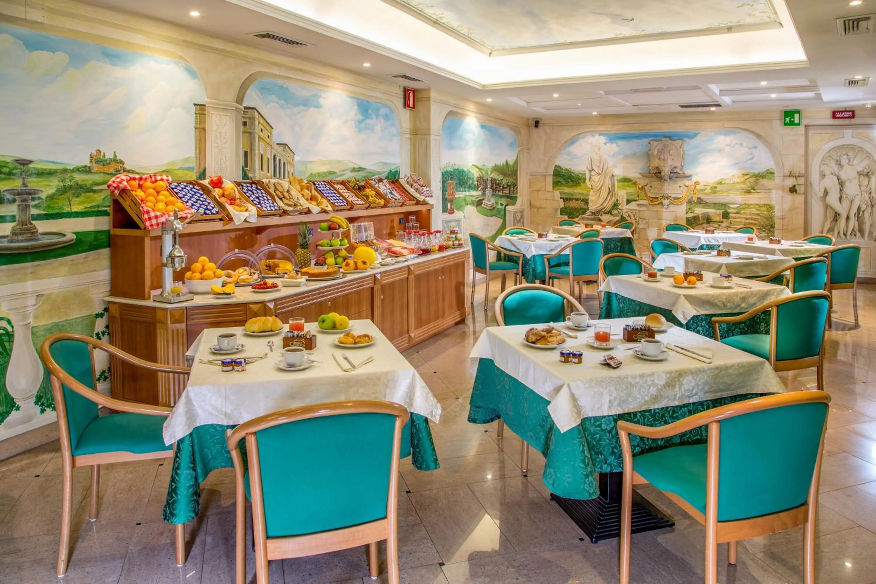 Food and drinks in Colonna Hotel