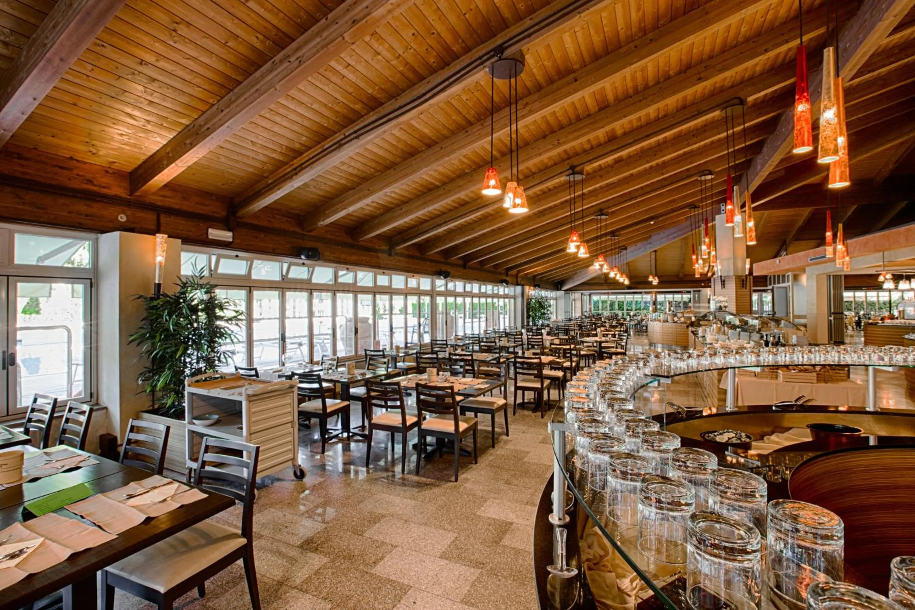 Restaurant/places to eat in Park Hotel Marinetta - Beach & Spa