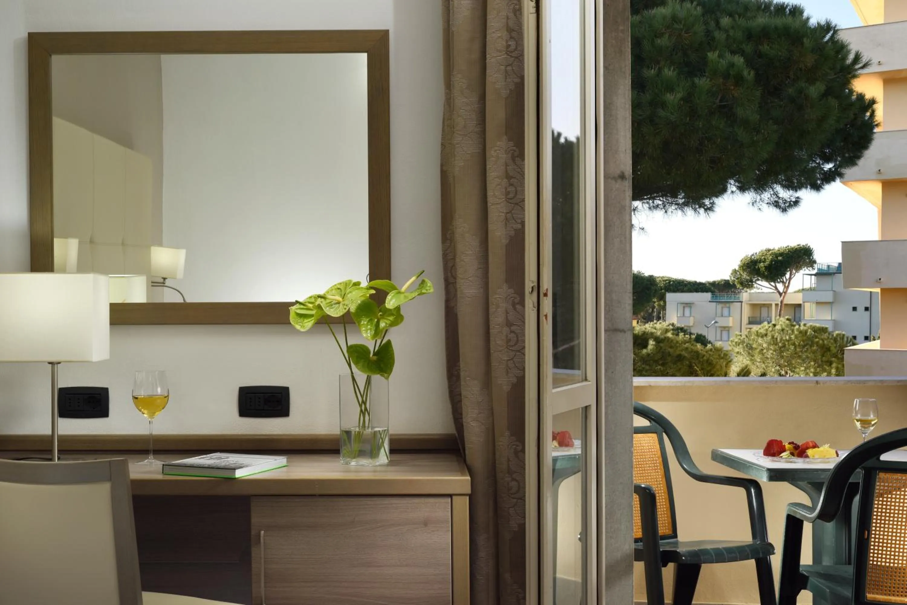 Balcony/Terrace in Park Hotel Marinetta - Beach & Spa