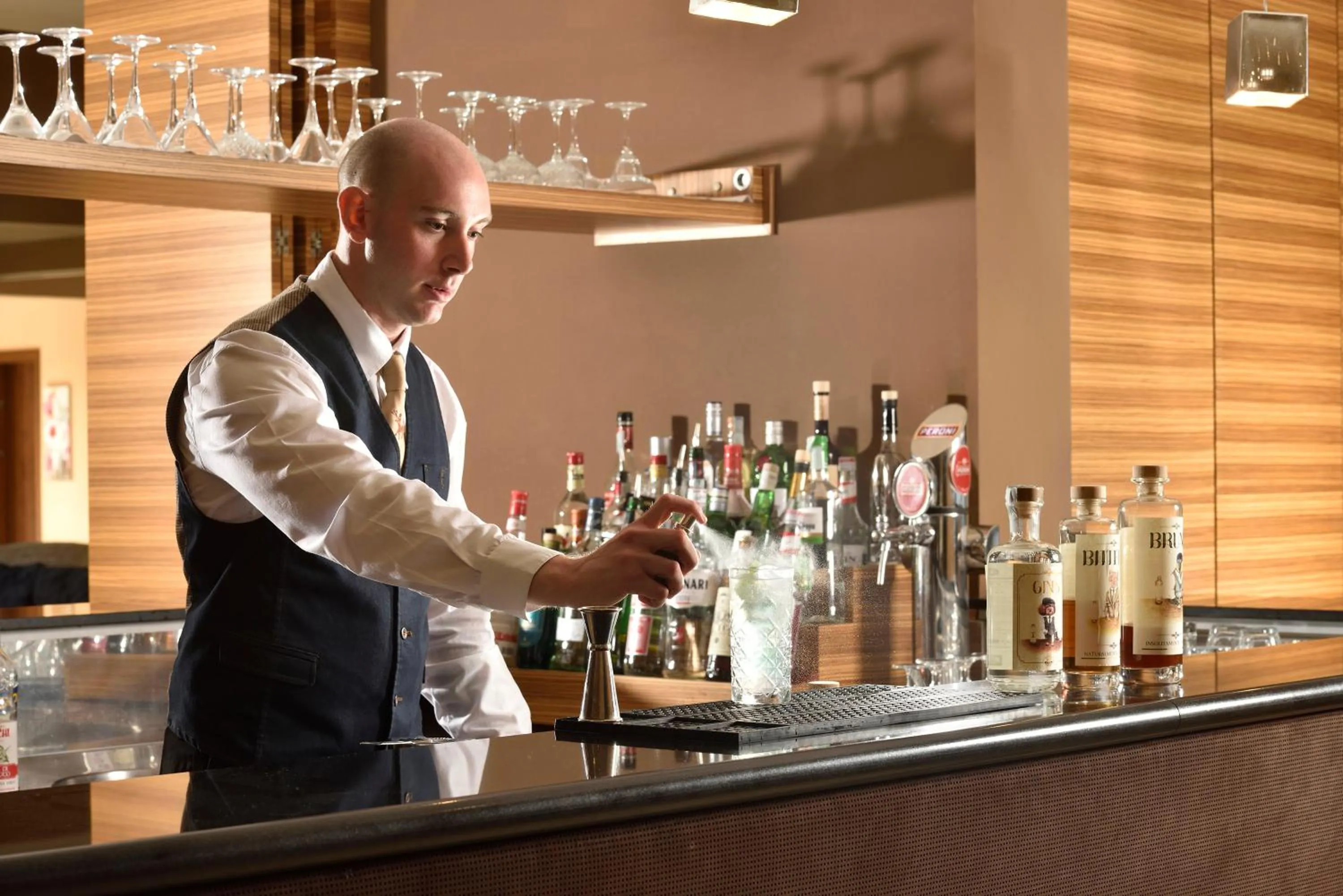 Lounge or bar in Park Hotel Marinetta - Beach & Spa