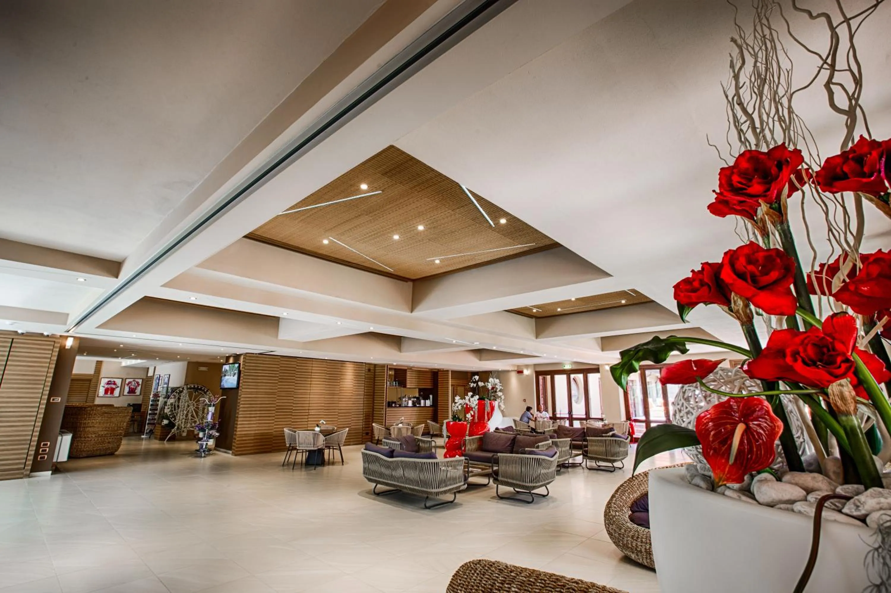Lobby or reception in Park Hotel Marinetta - Beach & Spa