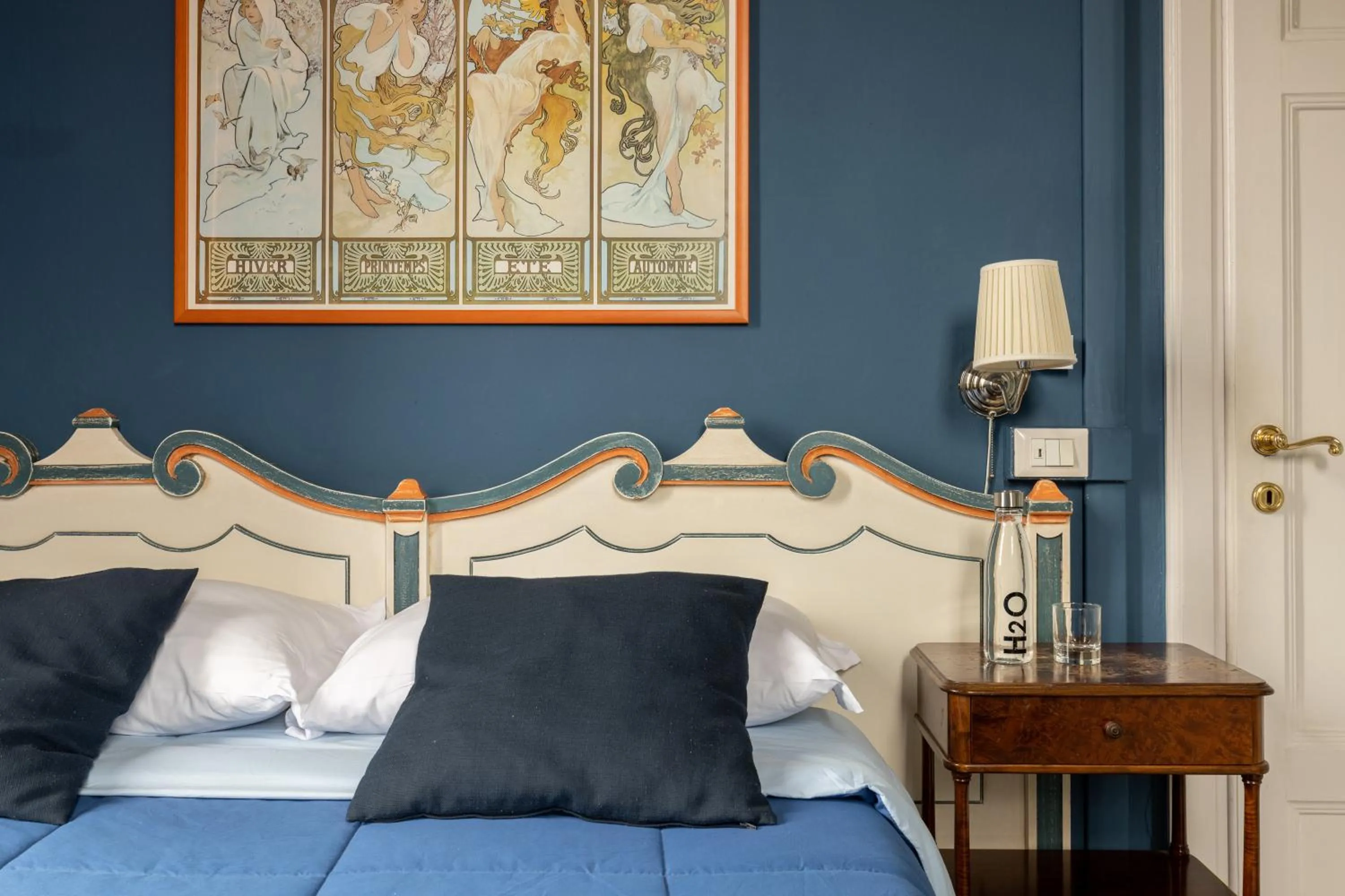 Decorative detail, Bed in Villa San Donato B&B