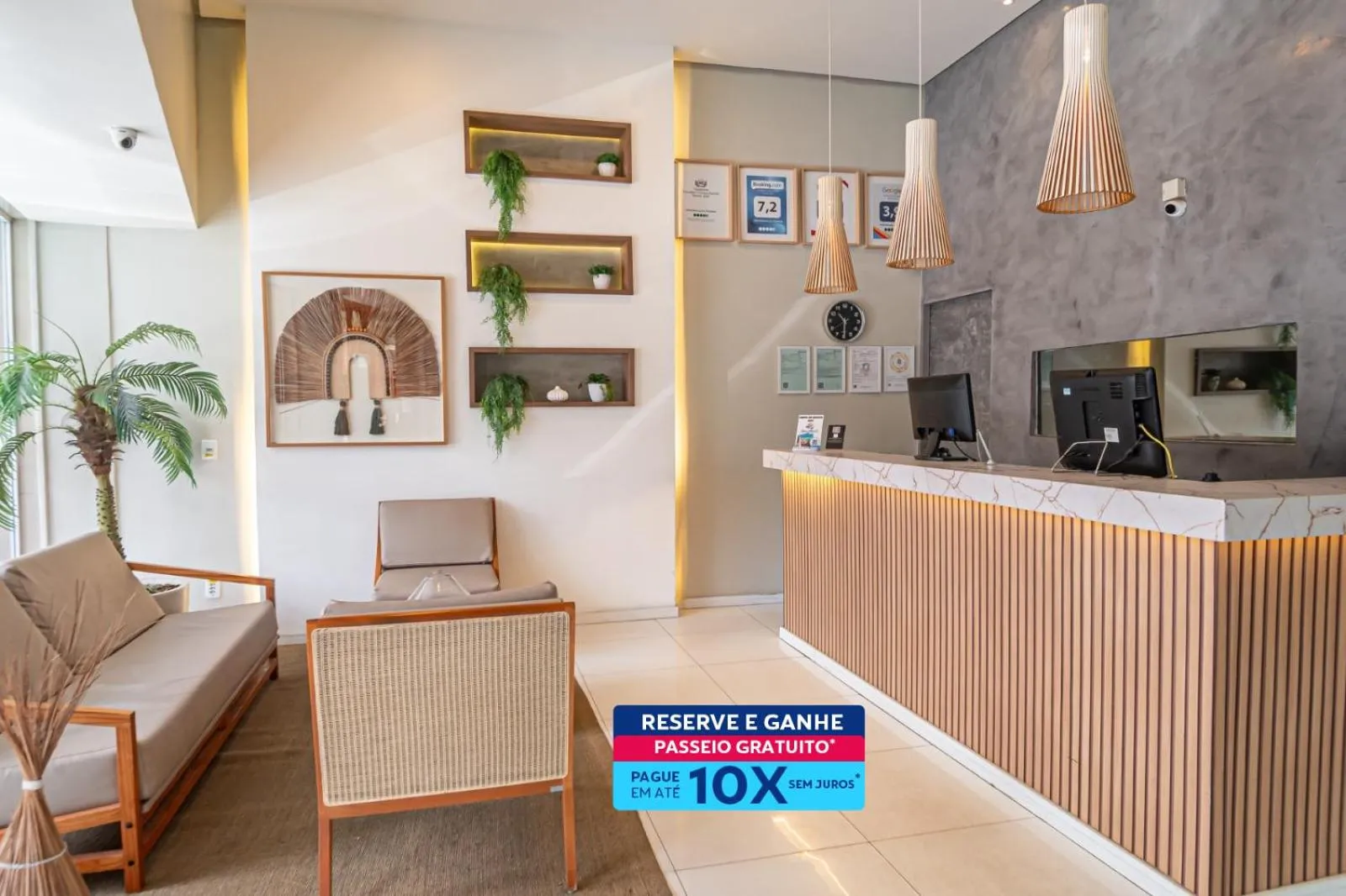 Lobby or reception in Hotel Rotorua inn Fortaleza - Beira Mar