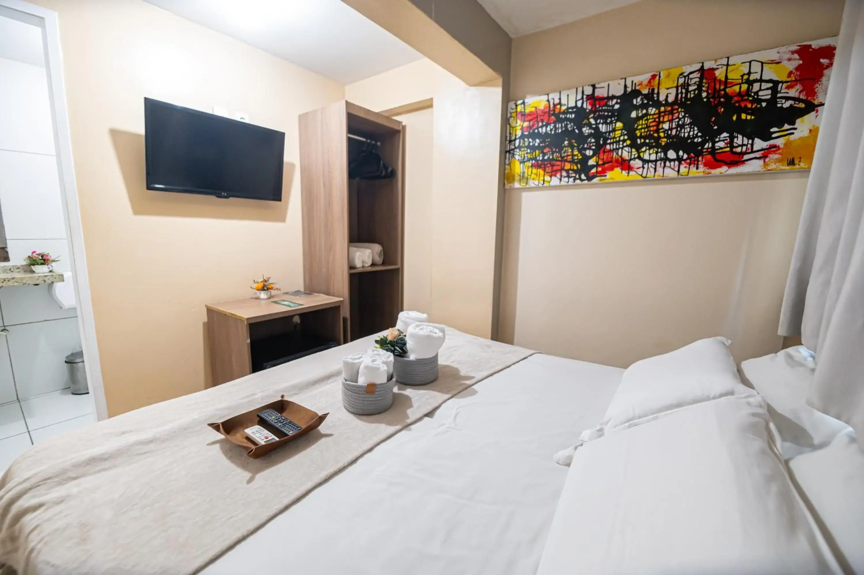 Standard Double Room without window in Hotel Rotorua inn Fortaleza - Beira Mar Standard Double Room without window in Hotel Rotorua inn Fortaleza - Beira Mar