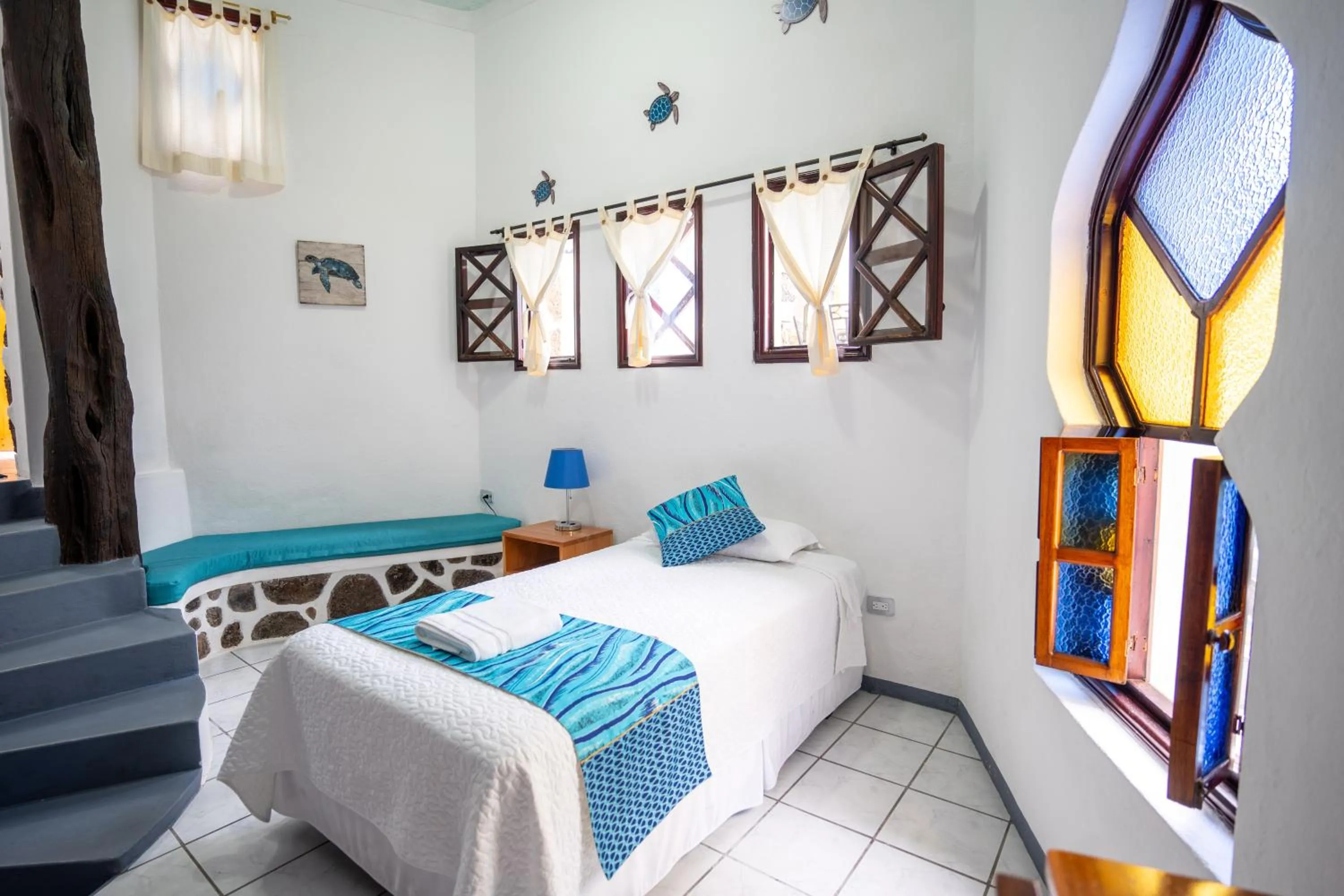 Bed in Maidith Galapagos Inn