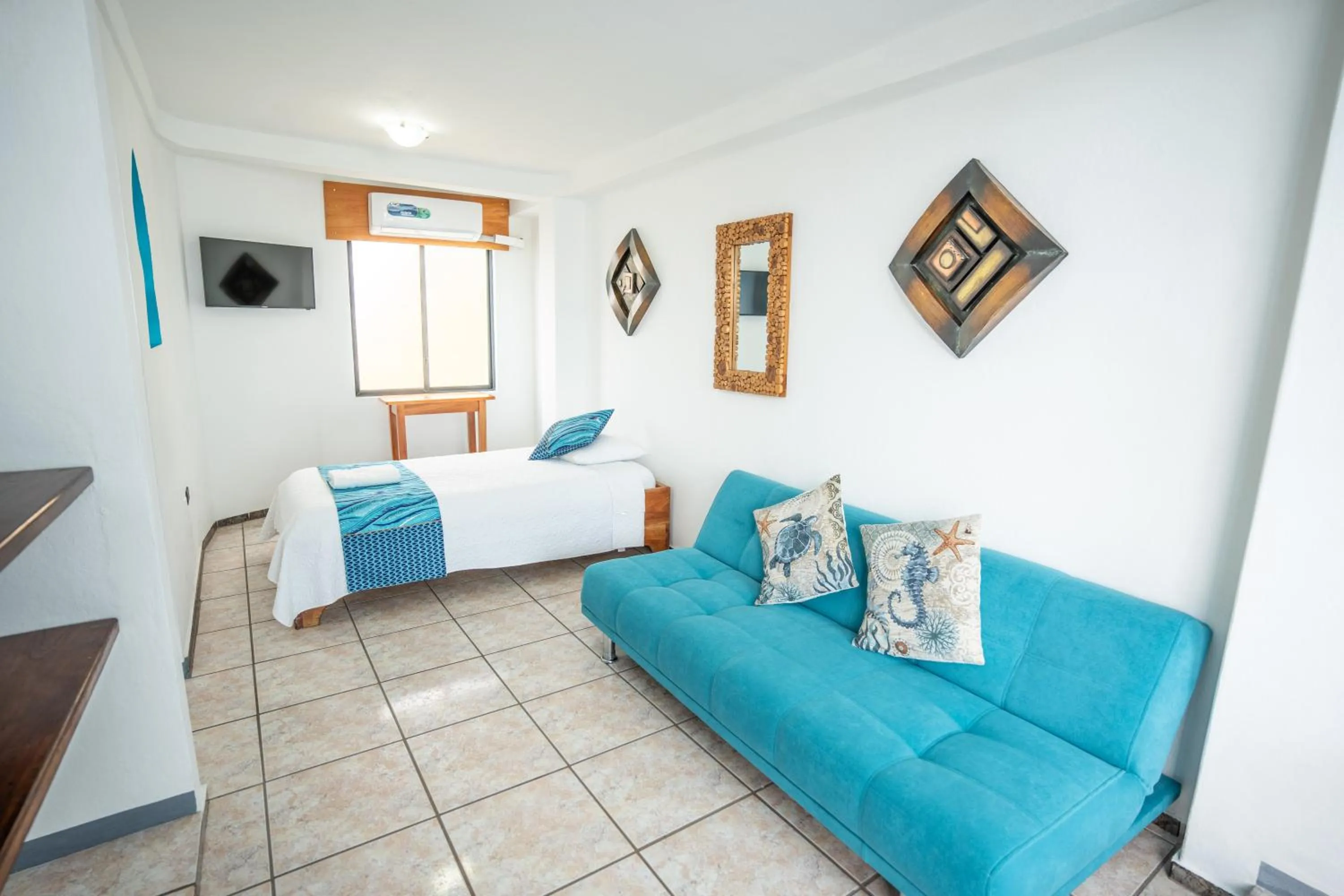 Bed in Maidith Galapagos Inn