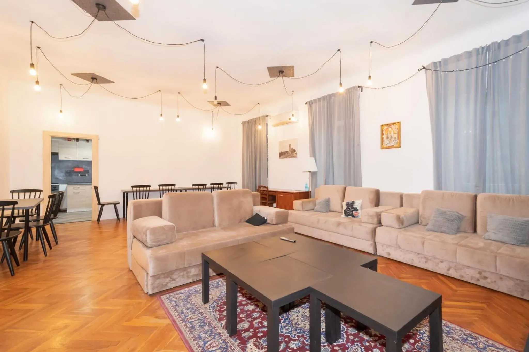 Communal lounge/ TV room in Hostel Old School