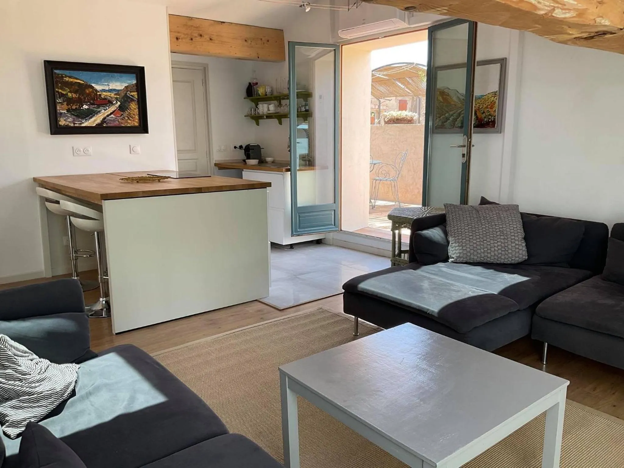 Kitchen or kitchenette in La Souqueto