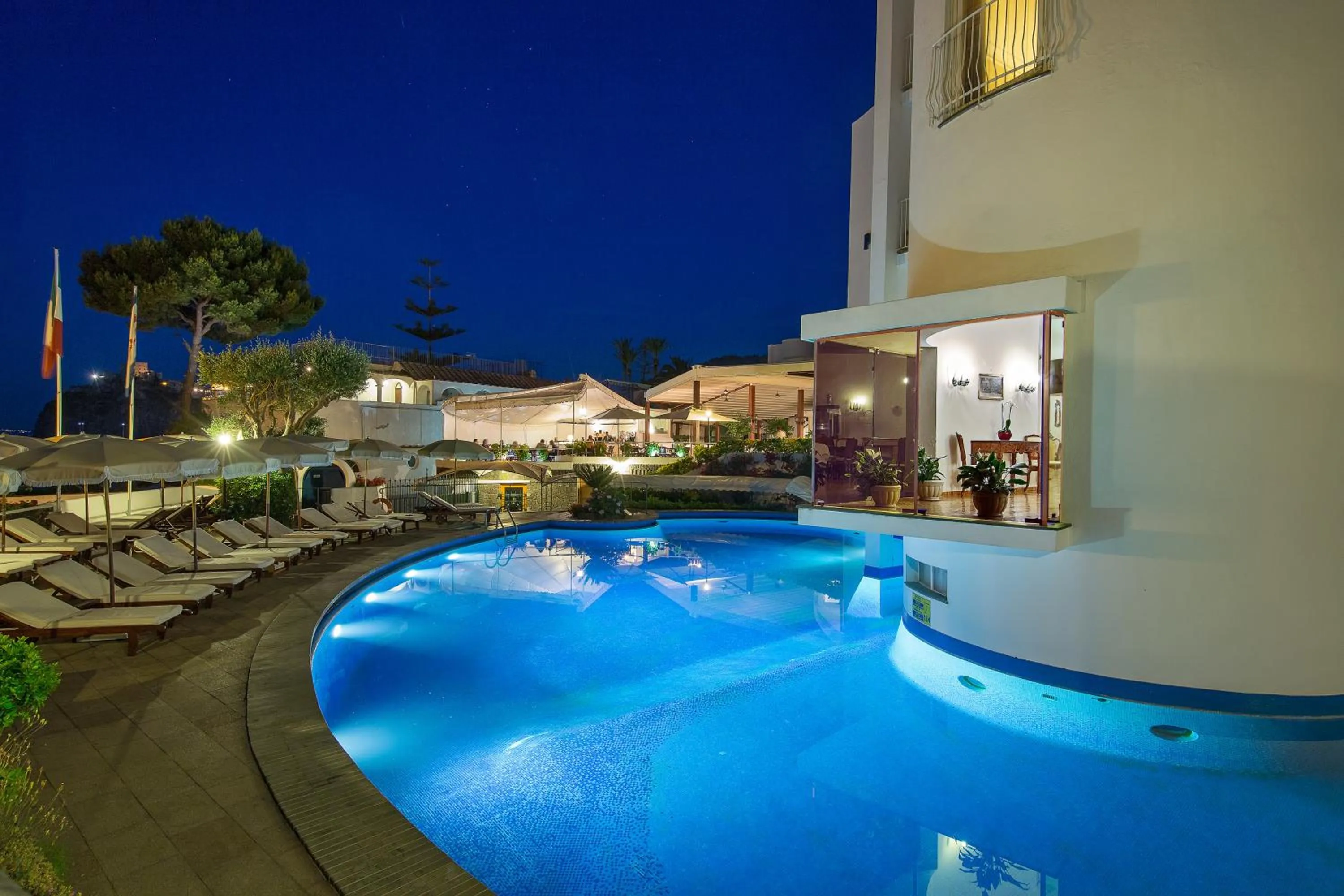 Pool view in Punta Molino Beach Resort & Thermal Spa