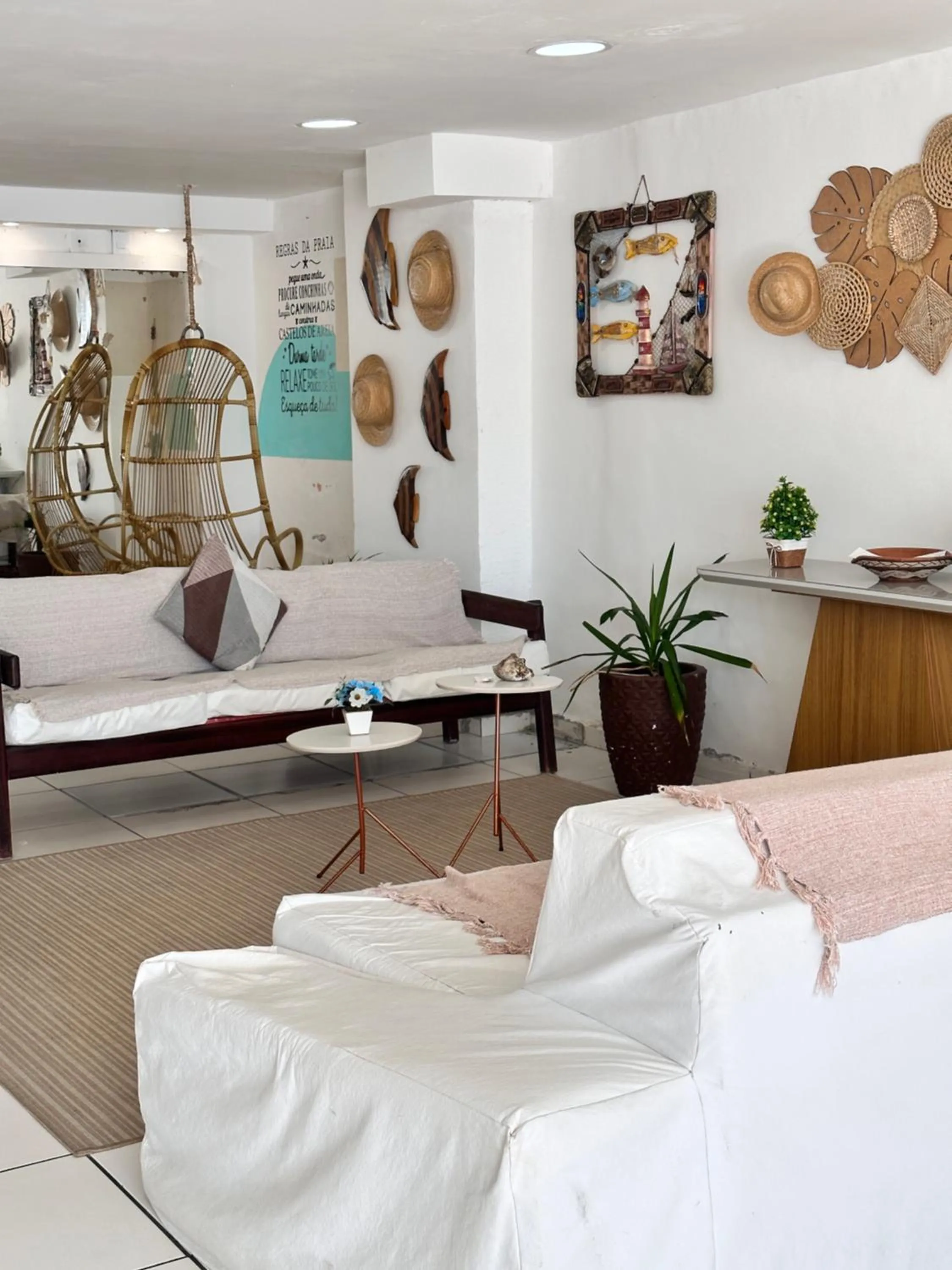 Bed in Pousada Seven