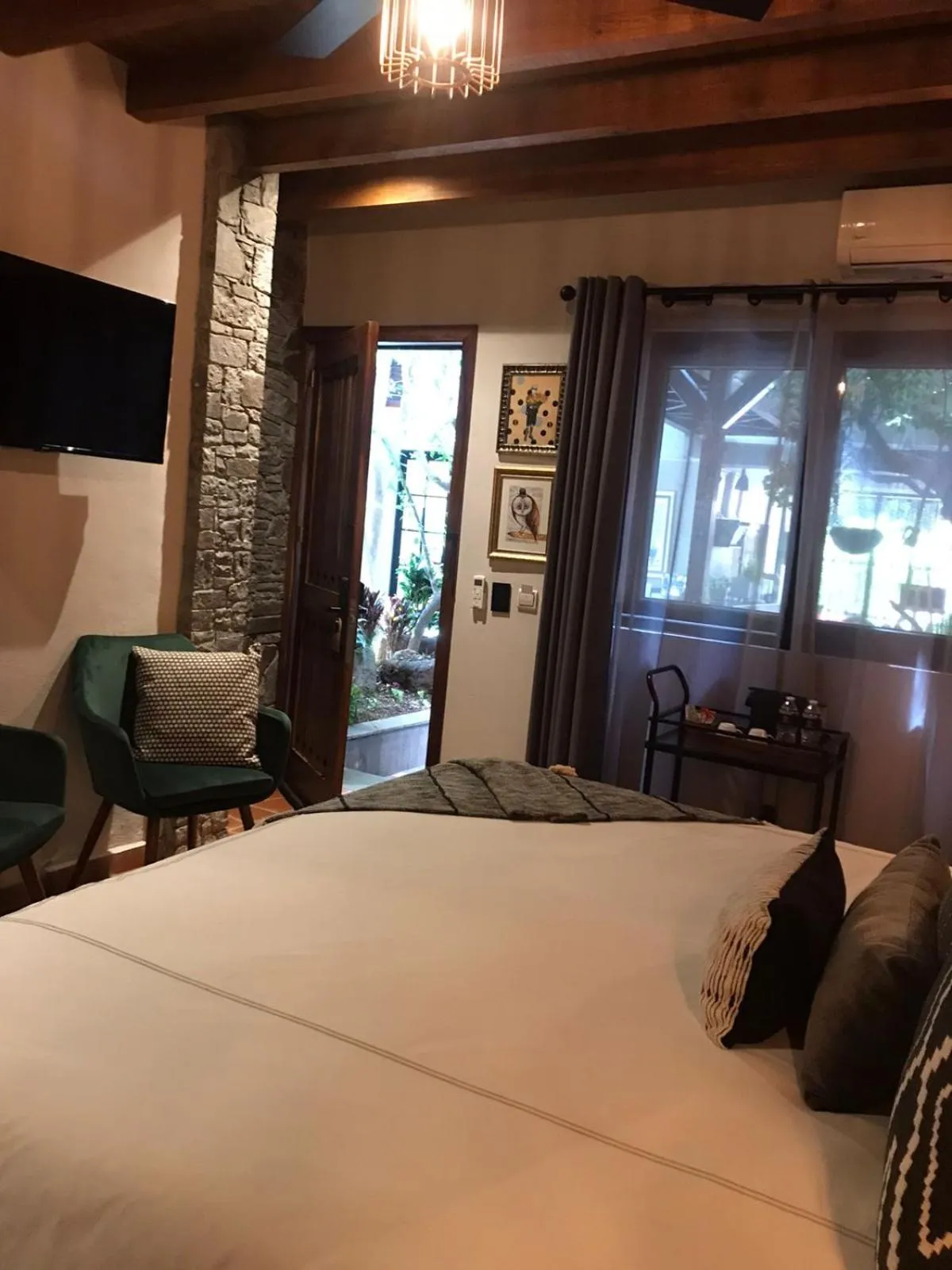 Bed in Hotel Casamada