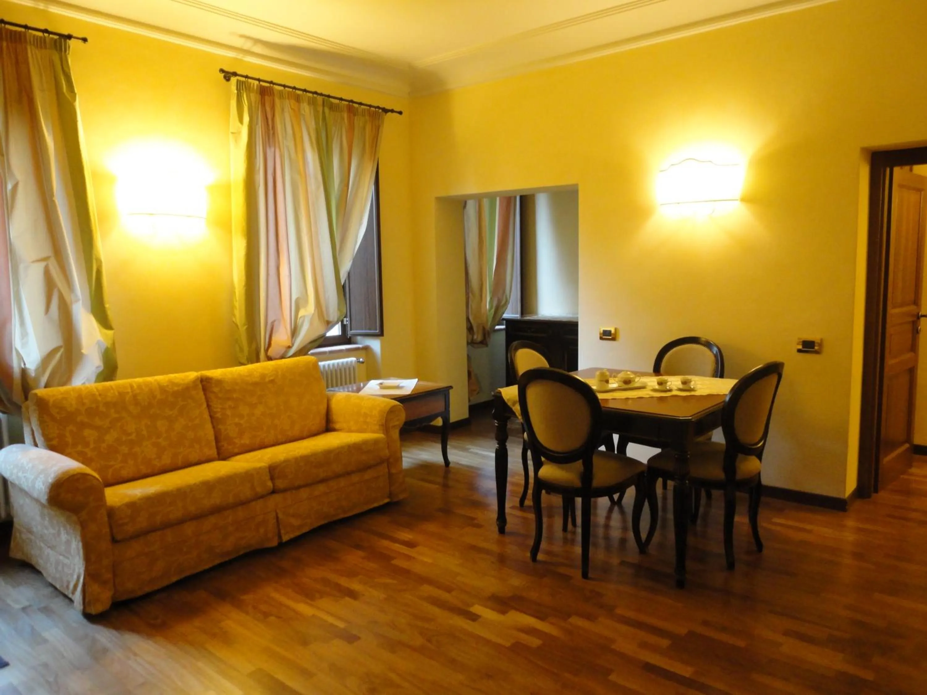 Seating area in Castello Izzalini Todi Resort