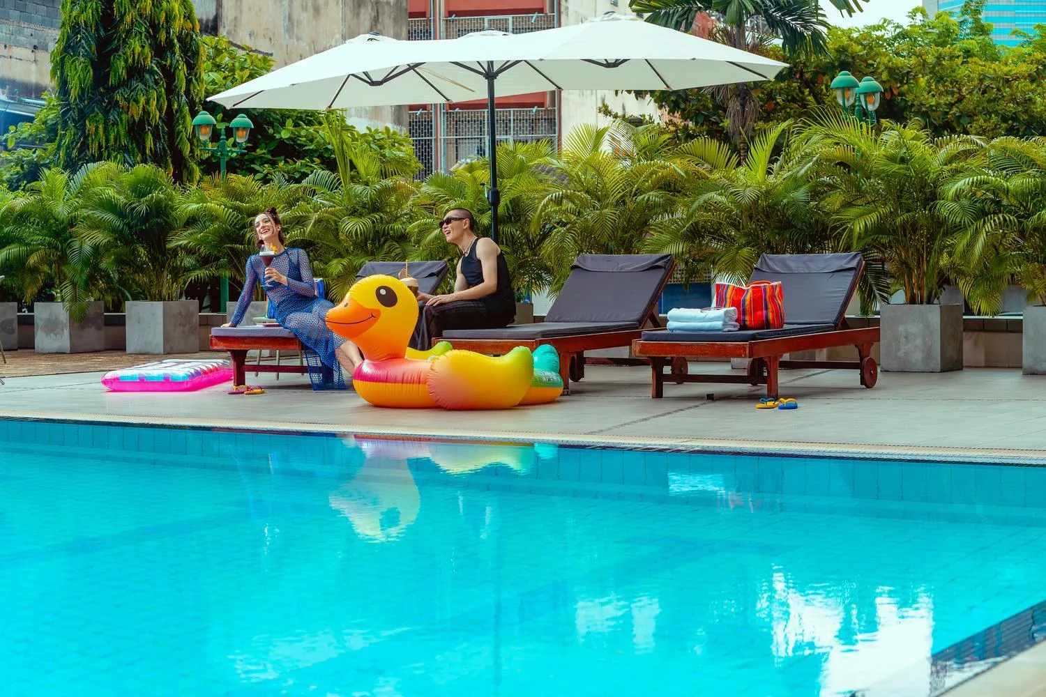 Swimming pool in The Fig Lobby Bangkok