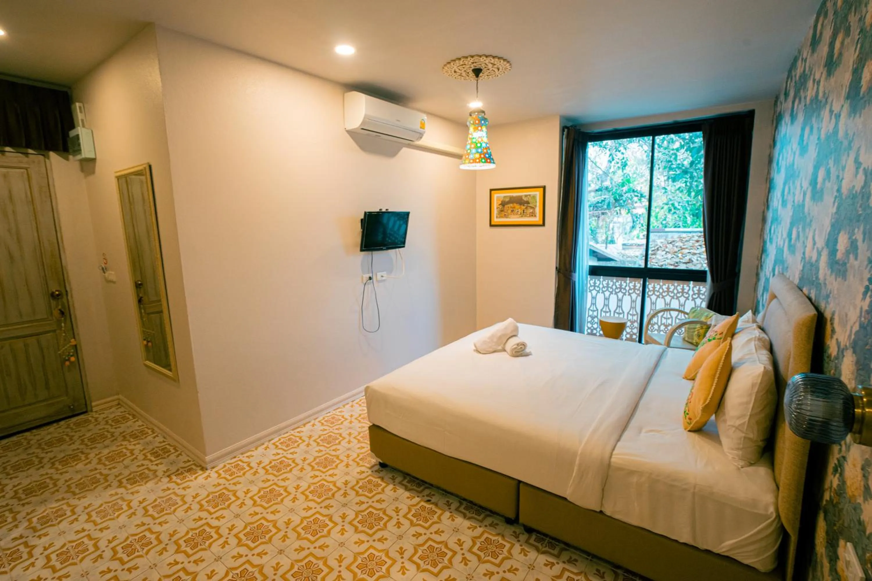 Bed in Si Phum Heritage Boutique, Chiang Mai