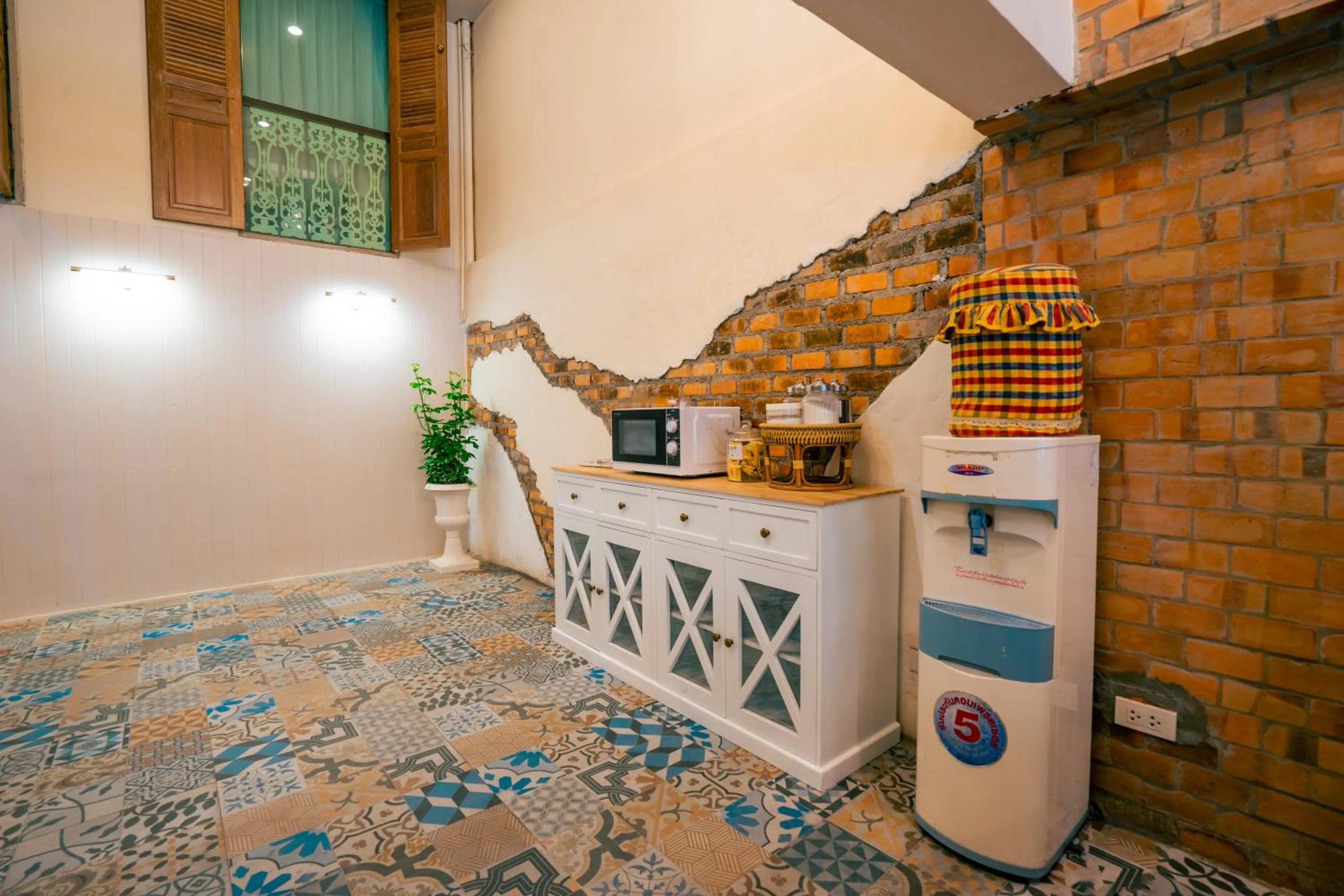 Seating area in Si Phum Heritage Boutique, Chiang Mai