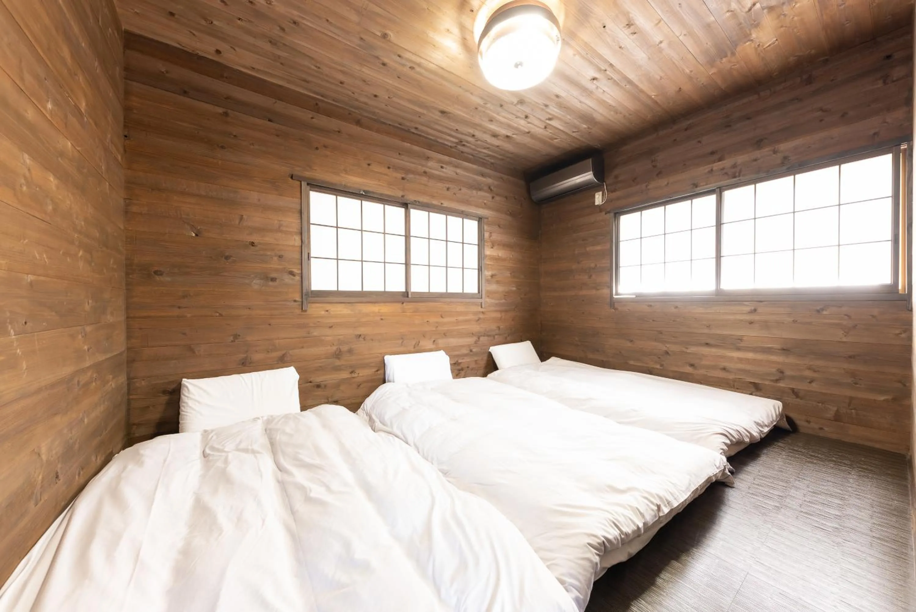 Bed in VILLA HAKONE湖空