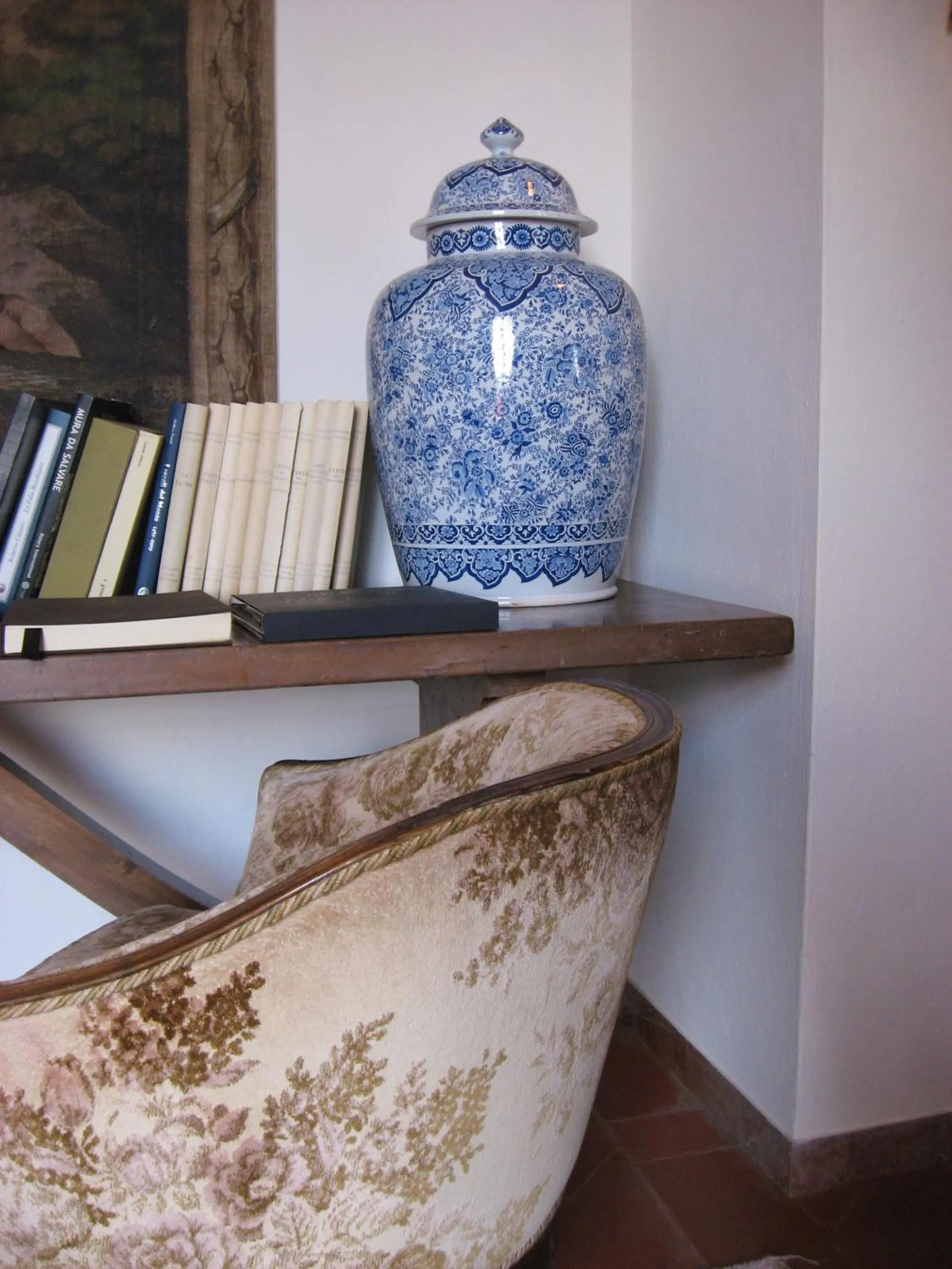 Decorative detail in Tenuta La Bandita