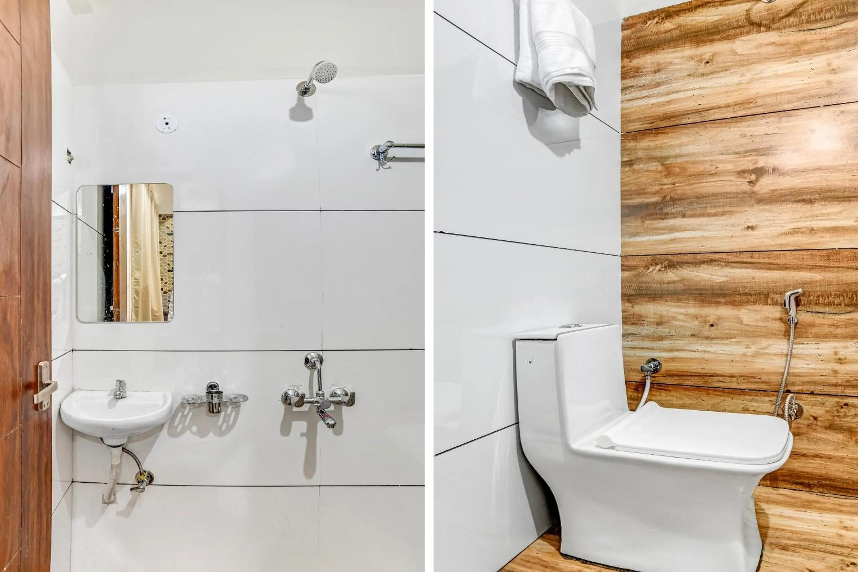 Bathroom in Townhouse Veena Nagar Bus Terminal Formerly Hotel Chandragupta