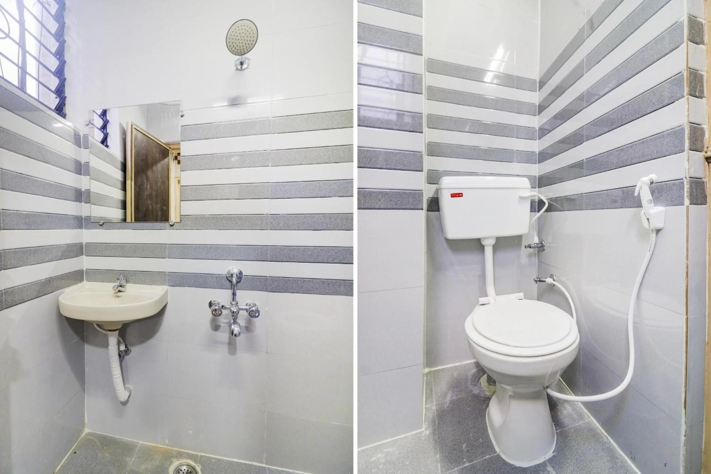 Bathroom in Hotel O Aroma Classic Near Nampally Railway station