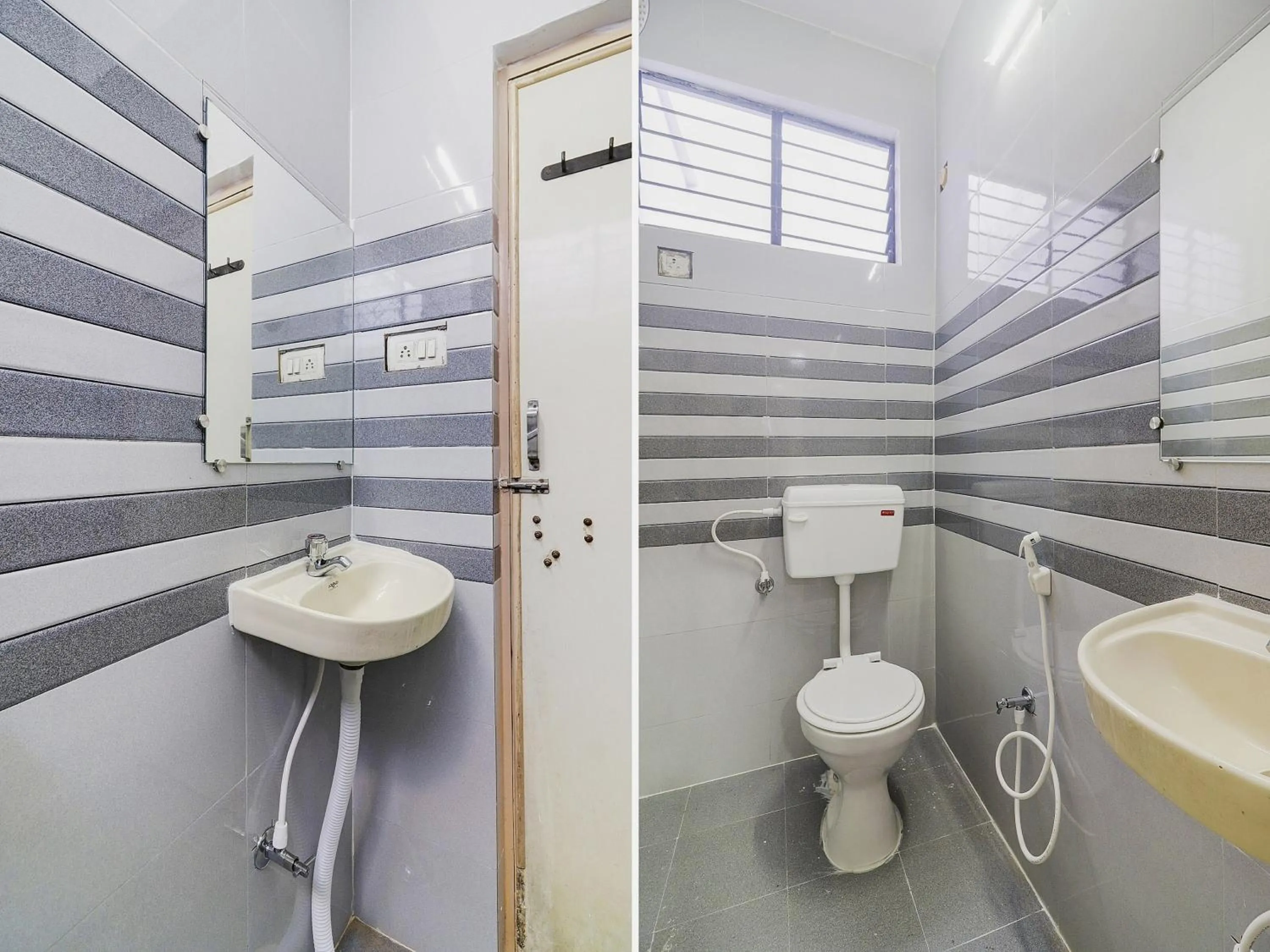 Bathroom in Hotel O Aroma Classic Near Nampally Railway station
