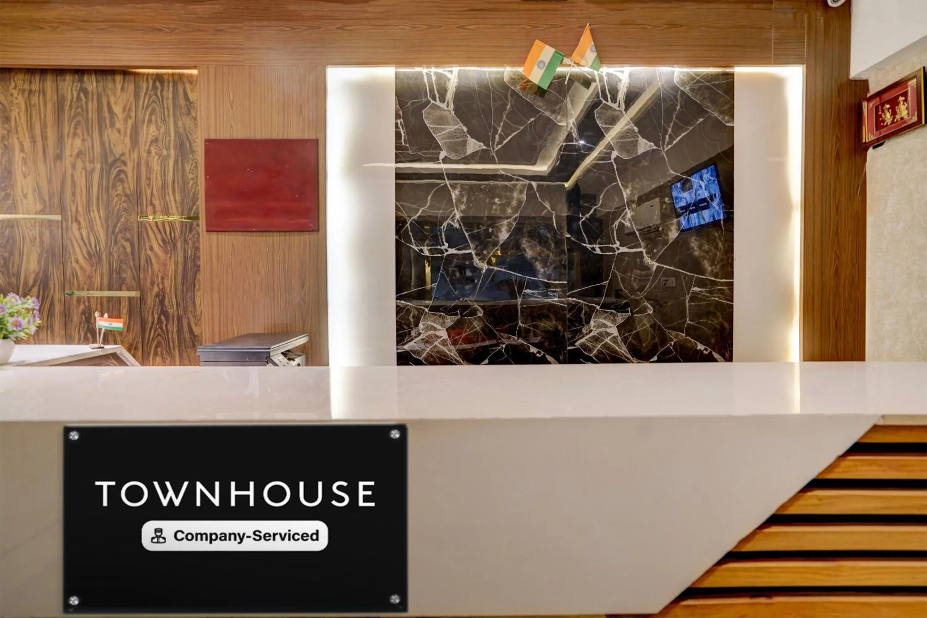 Lobby or reception in Townhouse Airport Road Delhi