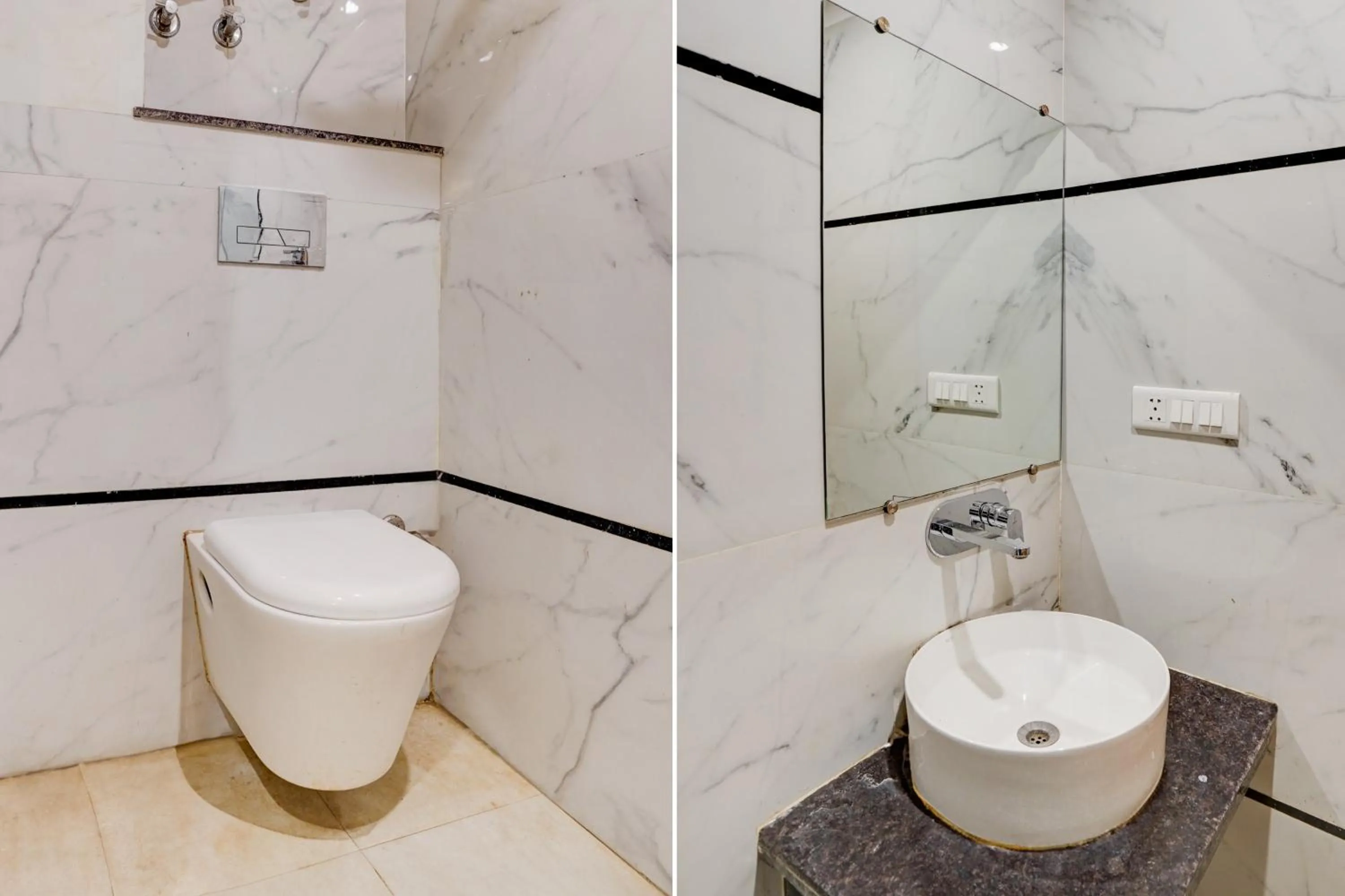 Bathroom in Townhouse Airport Road Delhi