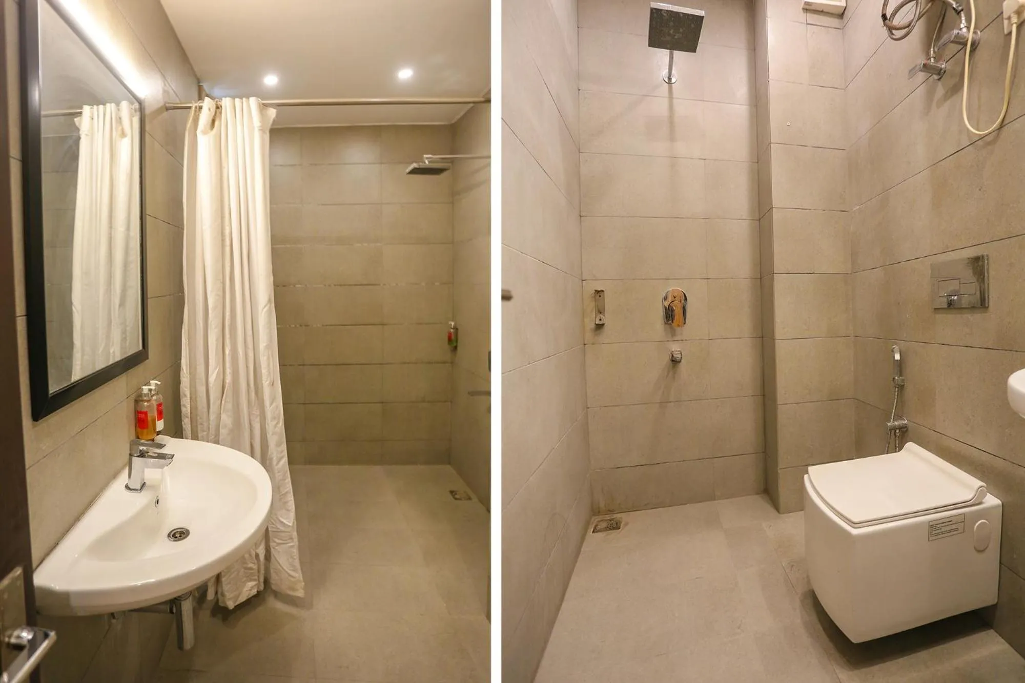 Bathroom in FabHotel Moro Paschim Vihar