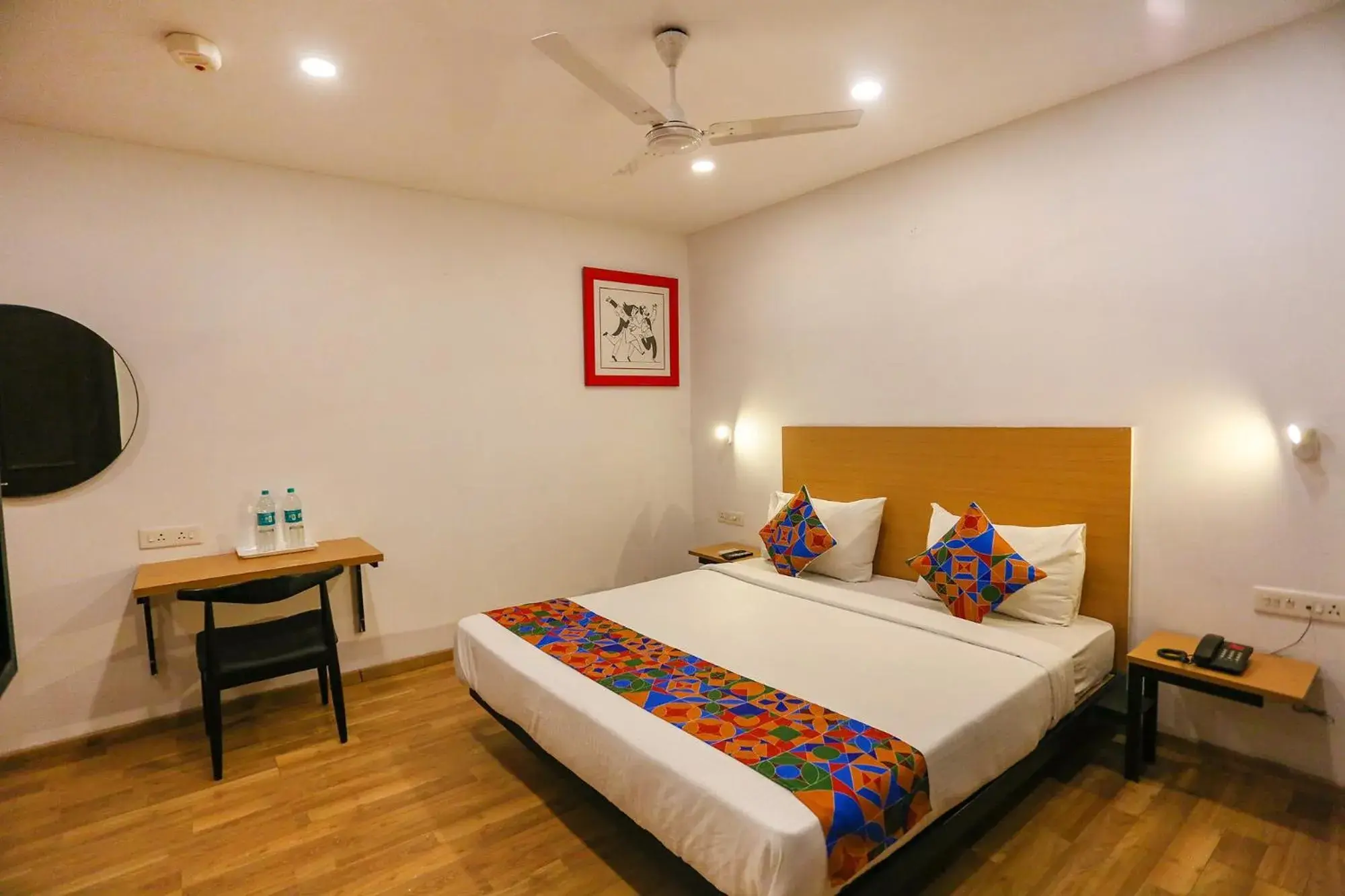 Bed in FabHotel Moro Paschim Vihar Bed in FabHotel Moro Paschim Vihar