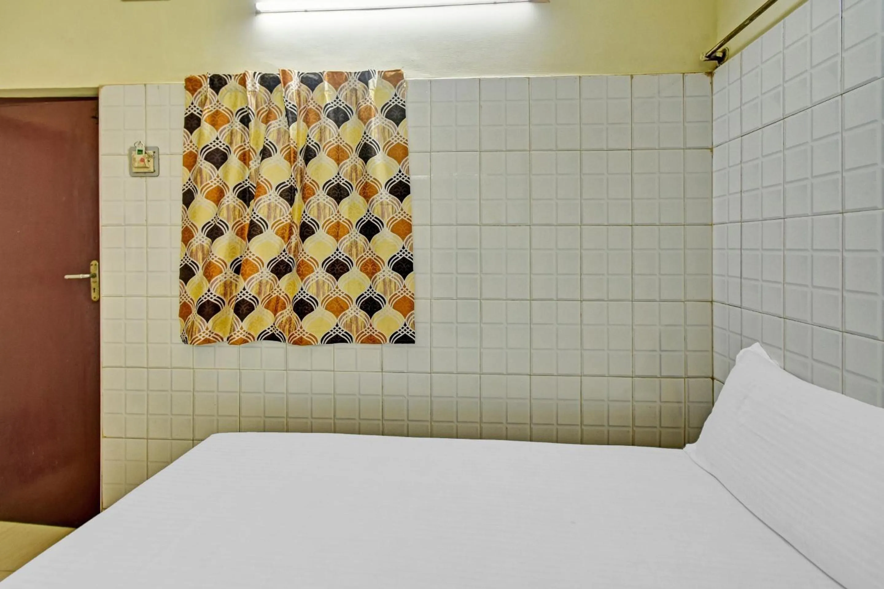 Bedroom, Bed in Hotel O Dream Palace Guest House Near Marina Beach