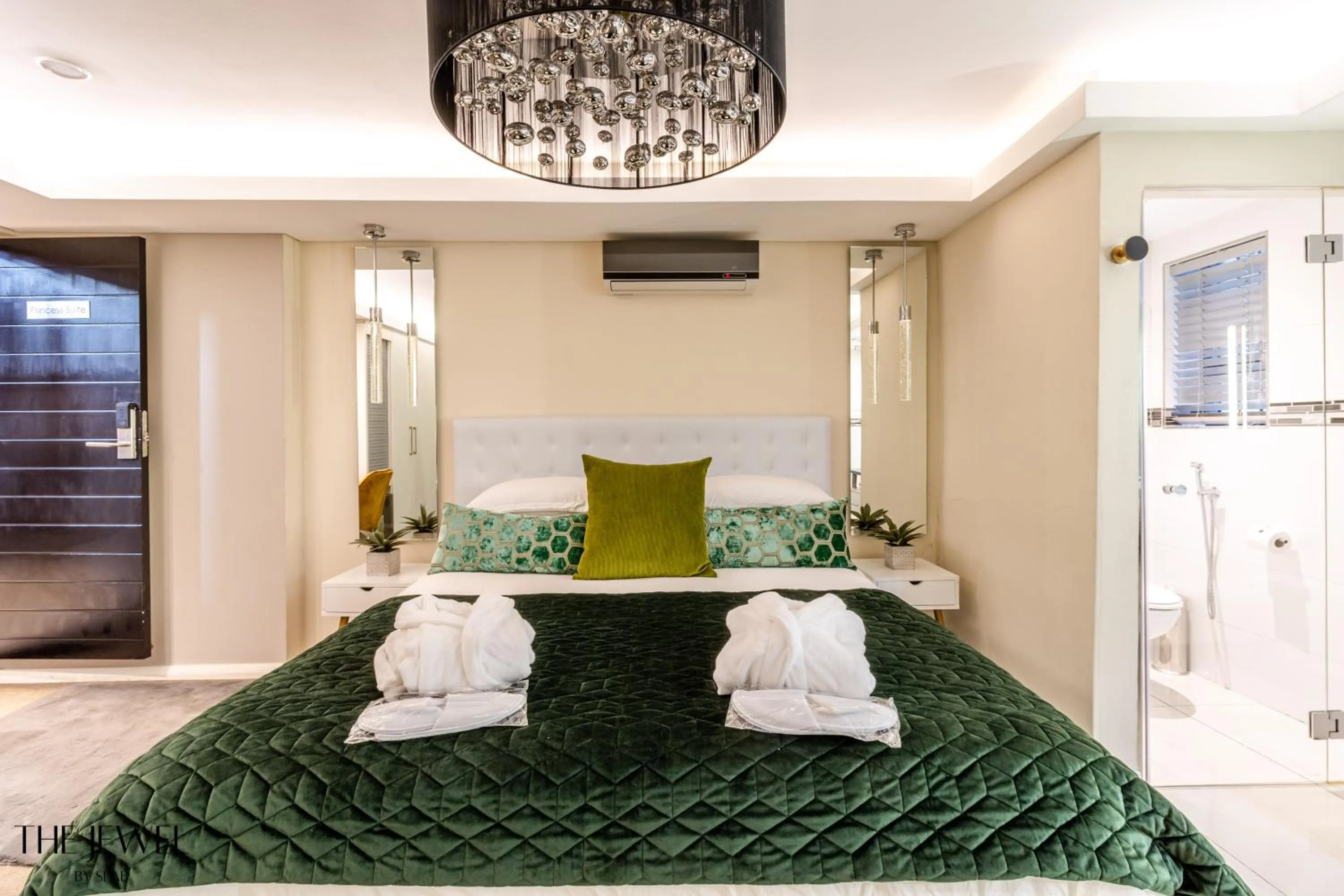 Bed in The Jewel B&B