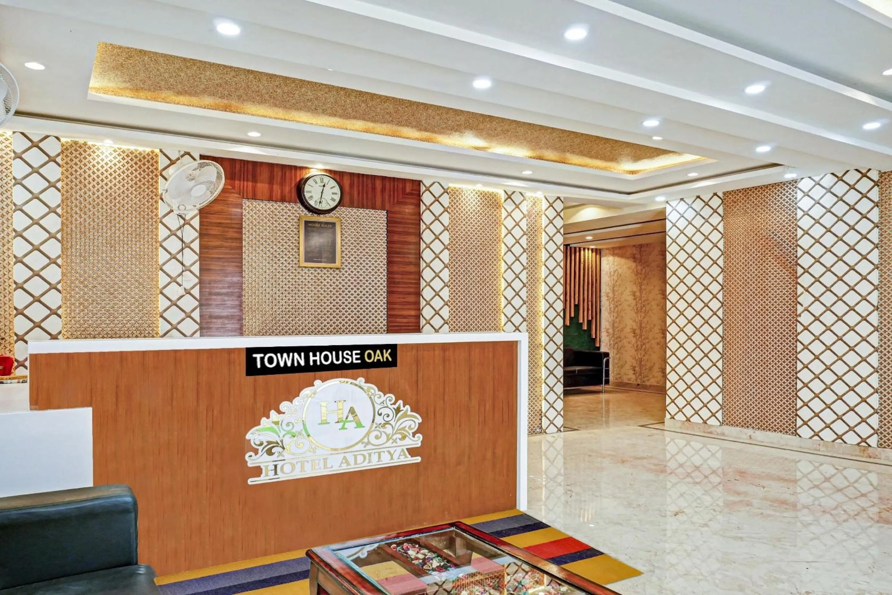 Lobby or reception in Hotel O Aditya residency