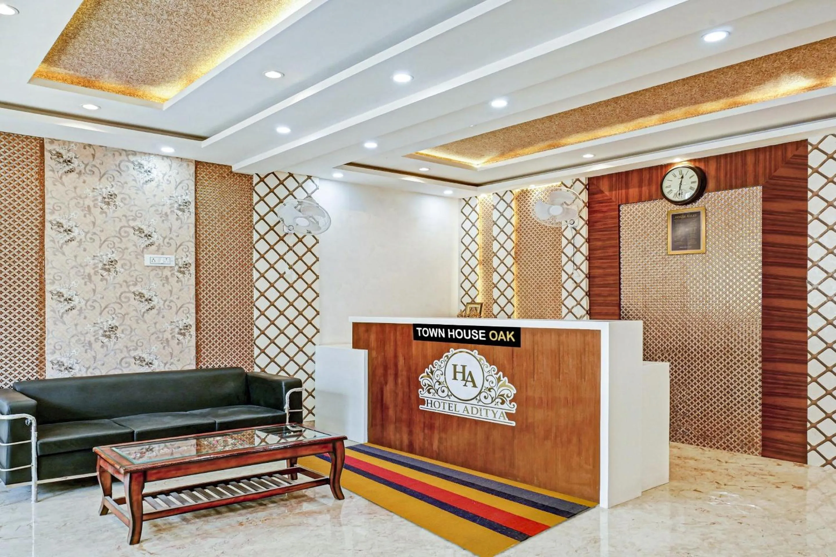 Lobby or reception in Hotel O Aditya residency