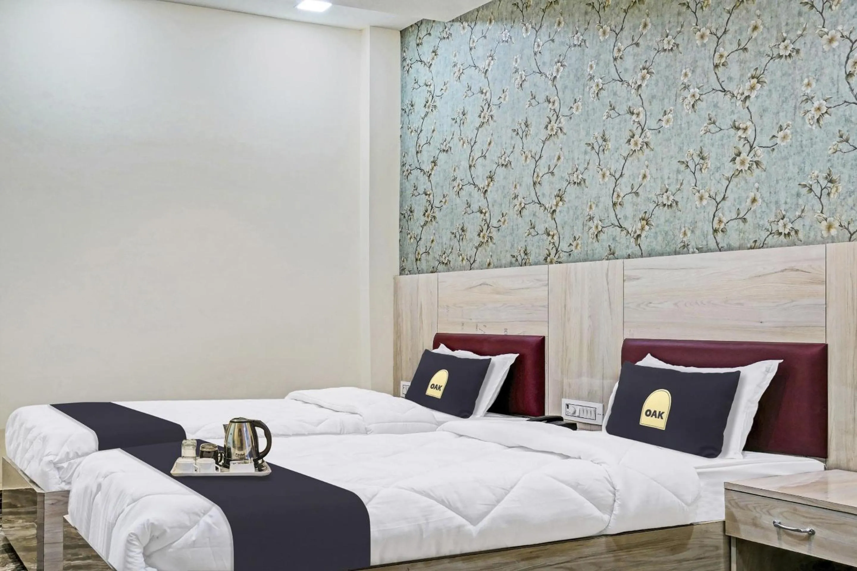 Lobby or reception, Bed in Hotel O Aditya residency