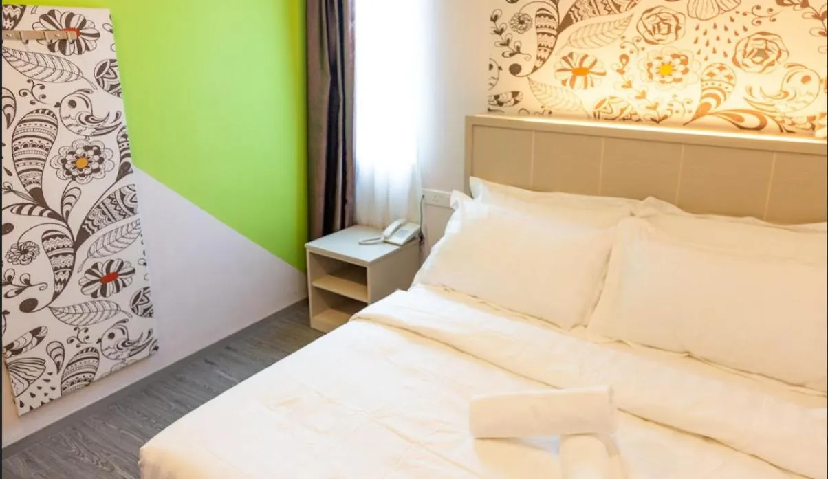 Photo of the whole room, Bed in THE CROWN HOTEL @ KLIA