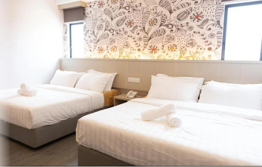 Bed in THE CROWN HOTEL @ KLIA