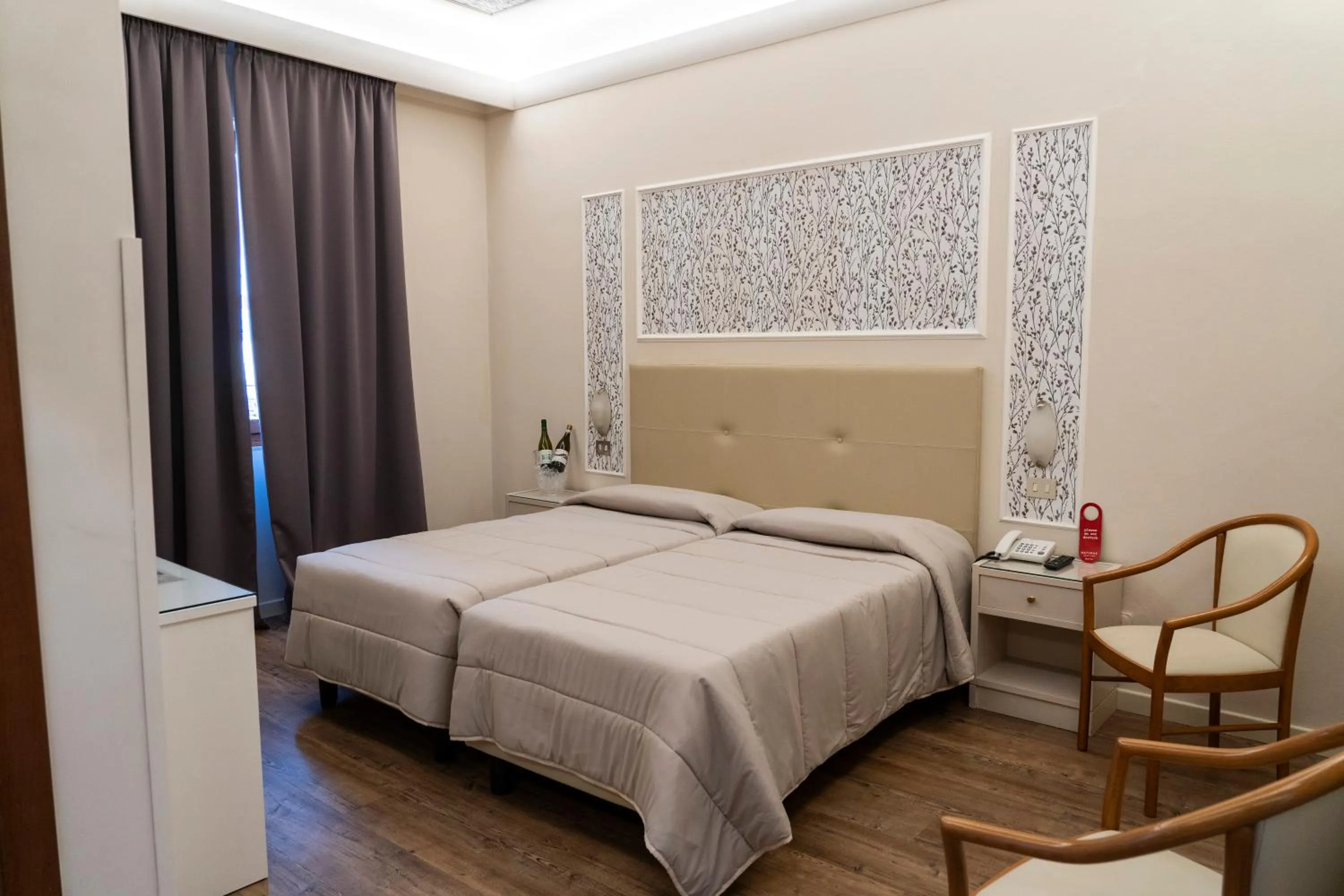 Decorative detail, Bed in Hotel Ariston & Spa