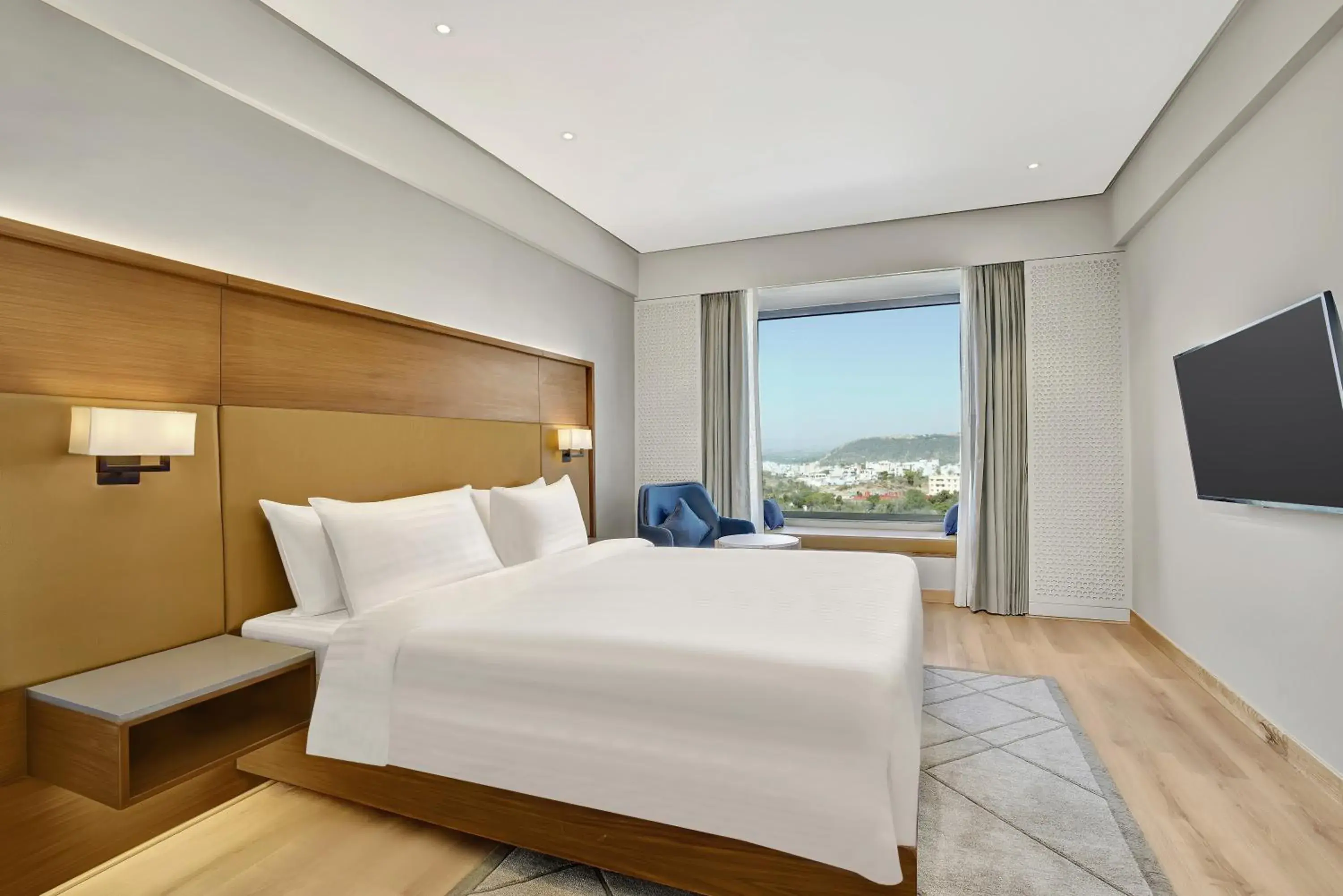 View (from property/room), Bed in Radisson Hotel Nathdwara View (from property/room), Bed in Radisson Hotel Nathdwara
